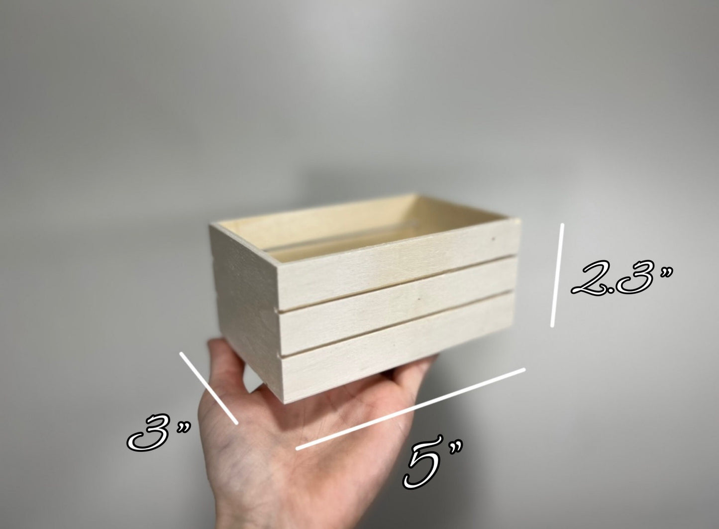 Small Wooden Crate Wedding Centerpiece container Vase Custom Stained Wood Box Wedding White Candle Holder Decoration Organizer Home Decor