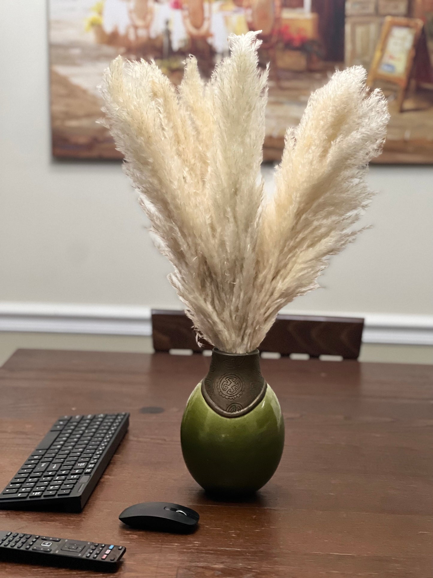 Pampas Grass Home Decor 5/10/50 Steams Natural Dried Flower Interior Wedding Floral Decoration Boho Vintage Fluffy Pampas Grass Cream DIY