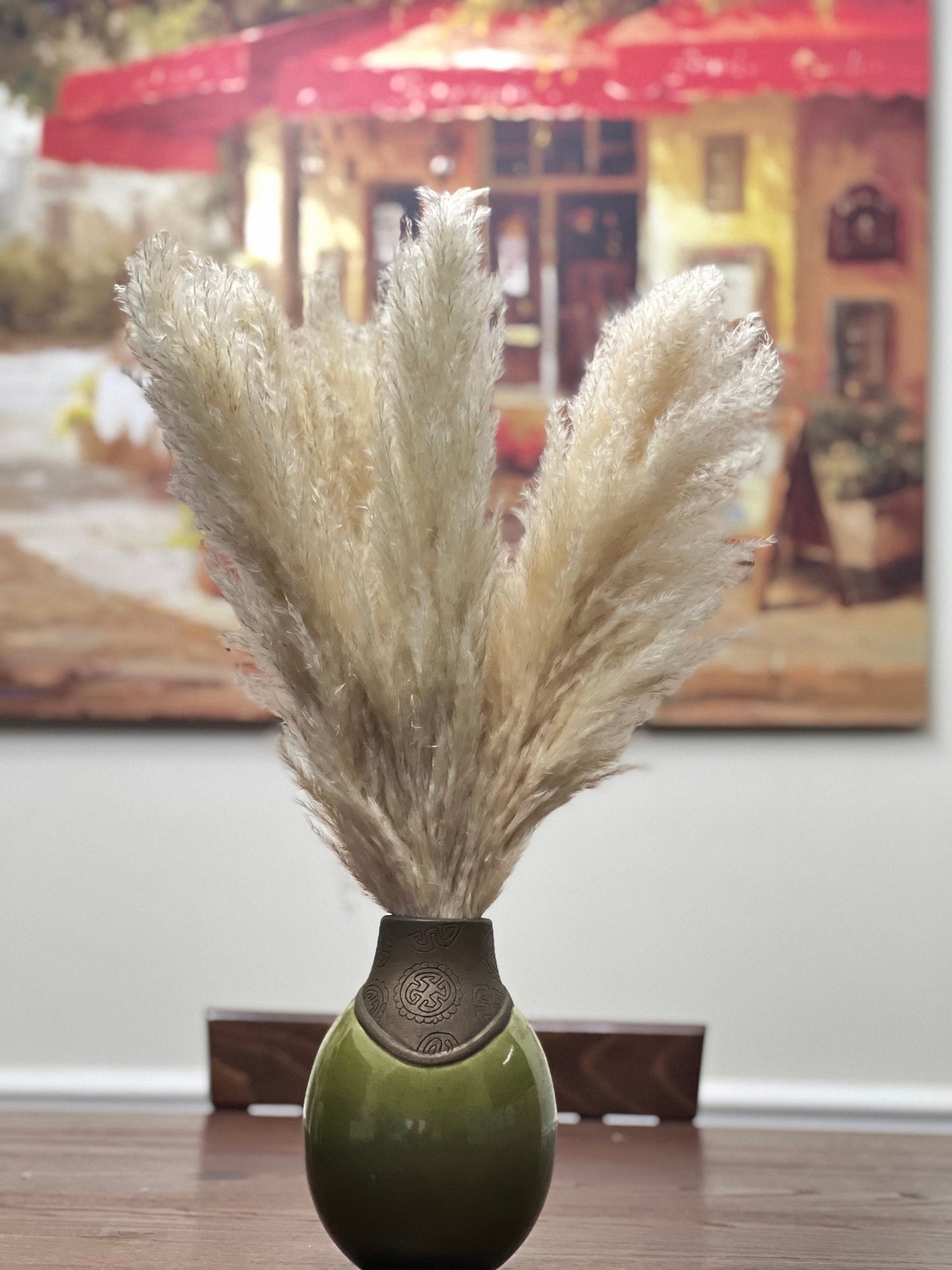 Pampas Grass Home Decor 5/10/50 Steams Natural Dried Flower Interior Wedding Floral Decoration Boho Vintage Fluffy Pampas Grass Cream DIY