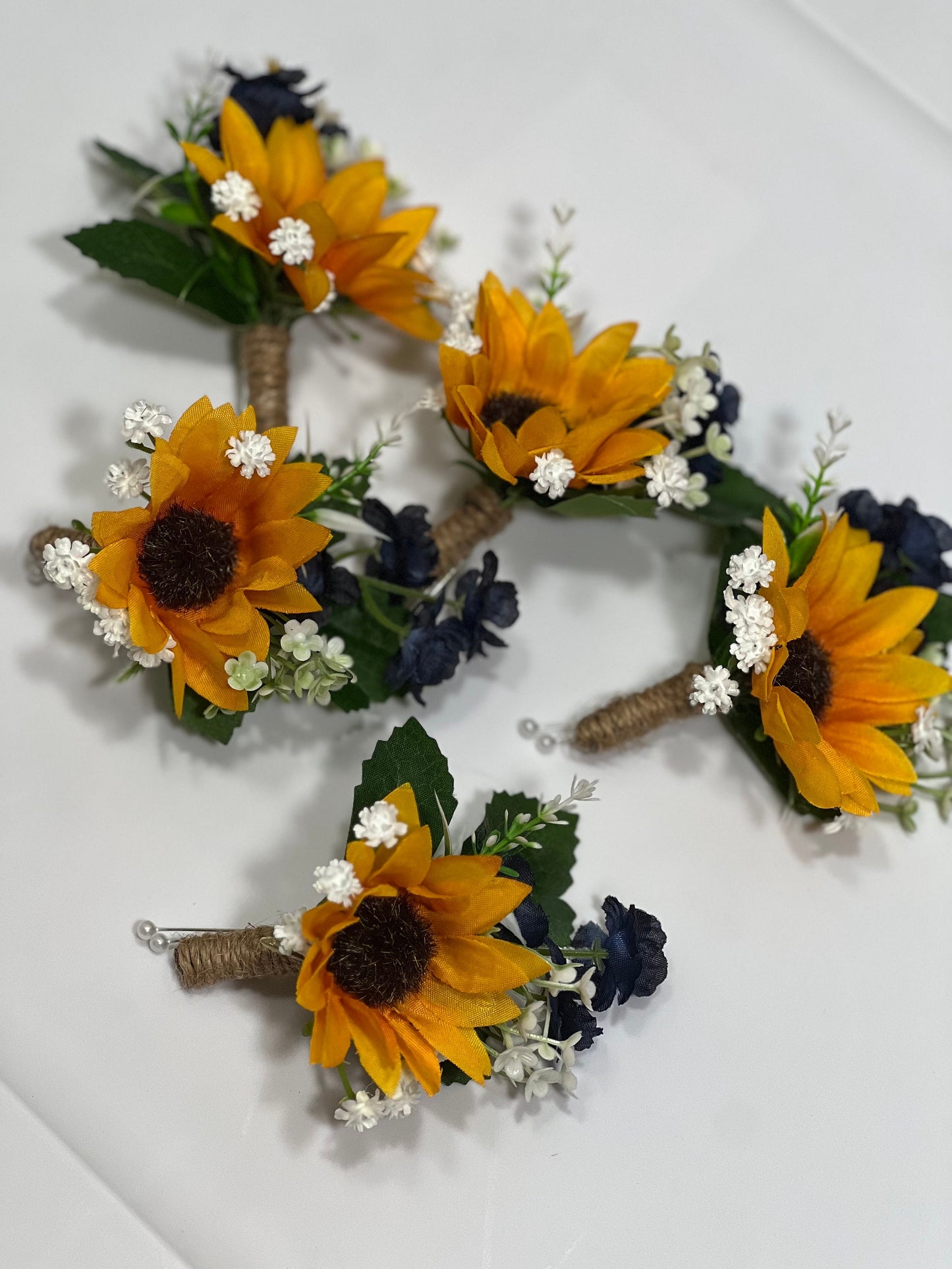 Sunflower Boutonniere Burgundy Groom Boutonnières Groomsmen Sunflower Boutonnière Red Groom Fall Sunflower Artificial Flowers