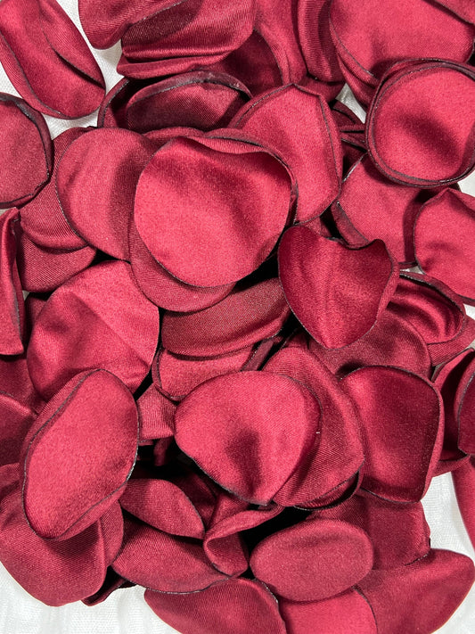 Red Petals Wedding Decor Flower Girl Petals Burgundy Wedding Aisle Decor Flower Petals Dark Red Ceremony Decor Bridal Shower Confetti