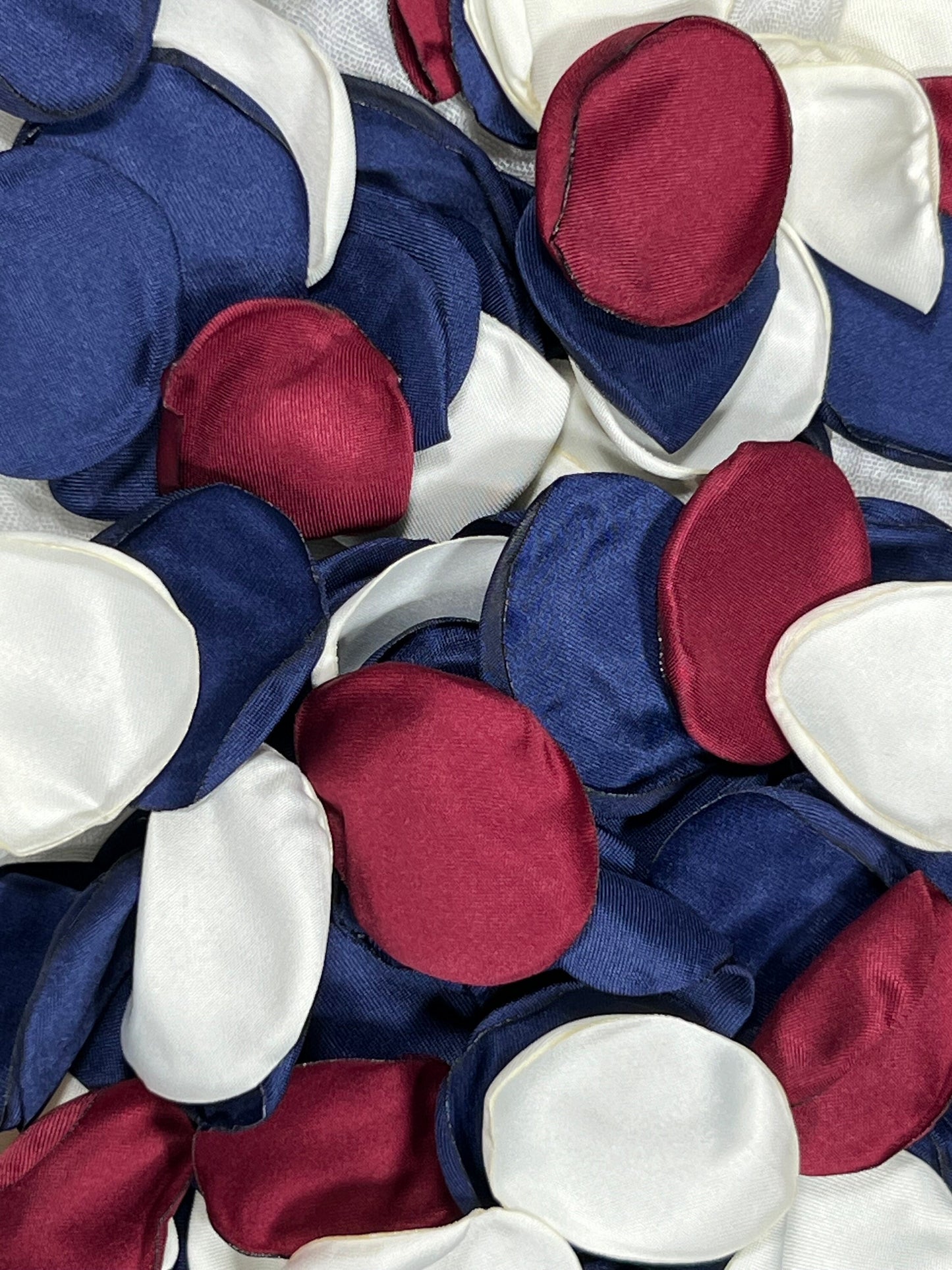 Blue White Petals Wedding Decor Red Flower Girl Petals Navy Blue White Wedding Aisle Decor Flower Petals Blue Red Ceremony Decor