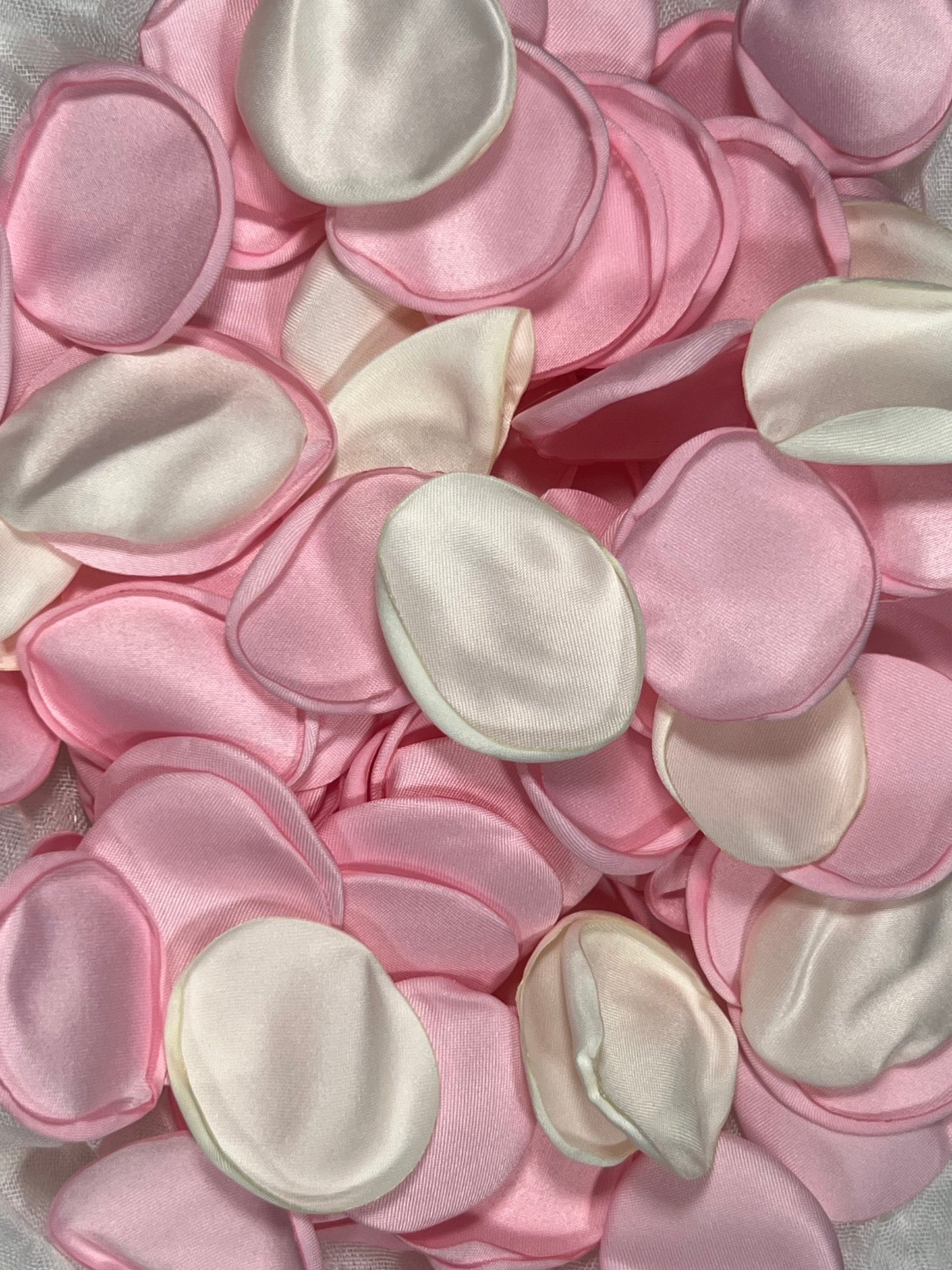 Pink Petals Ivory Wedding Decor Flower Girl Petals Pink Ivory Wedding Aisle Decor Flower Petals Pink Ceremony Decor Bridal Shower Confetti