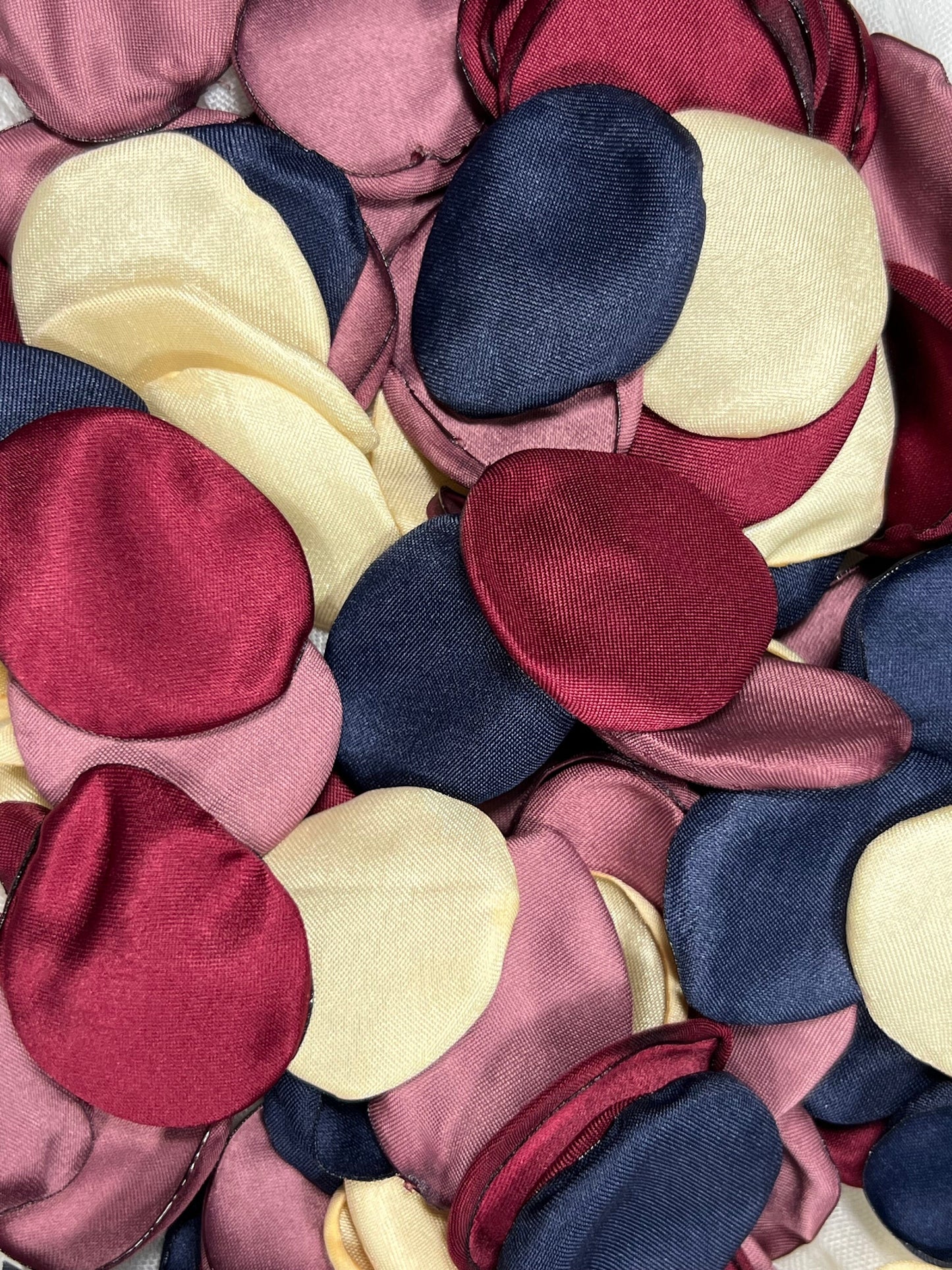 Blue Petals Wedding Decor Flower Girl Petals Navy Blue Burgundy Wedding Aisle Decor Flower Petals Burgundy Ceremony Decor Gold Confetti