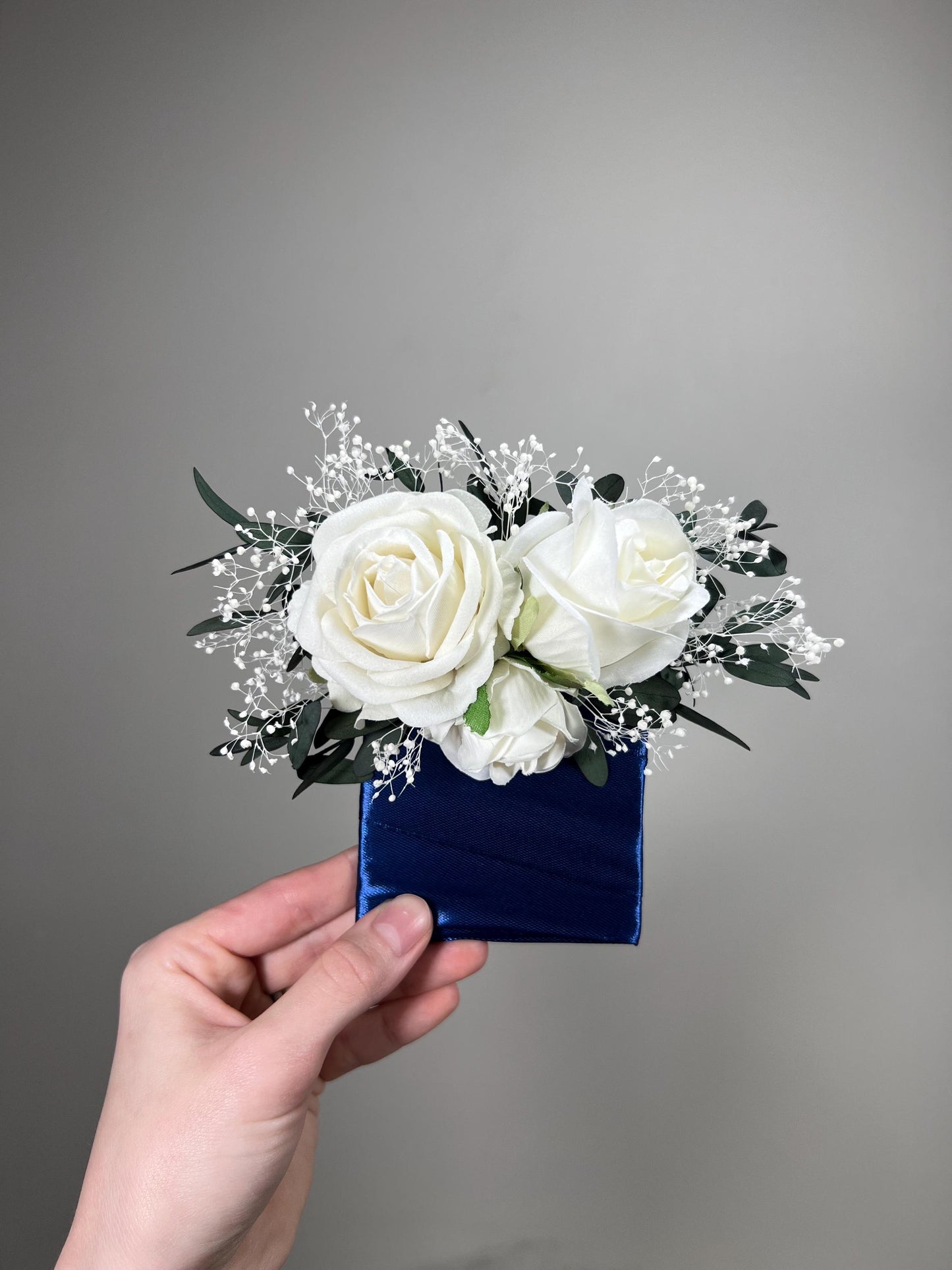 White Pocket Boutonniere Wedding Eucalyptus Groom Boutonnière Ivory Square Groomsmen Greenery Pocket Boutonniere Baby Breath Reddit