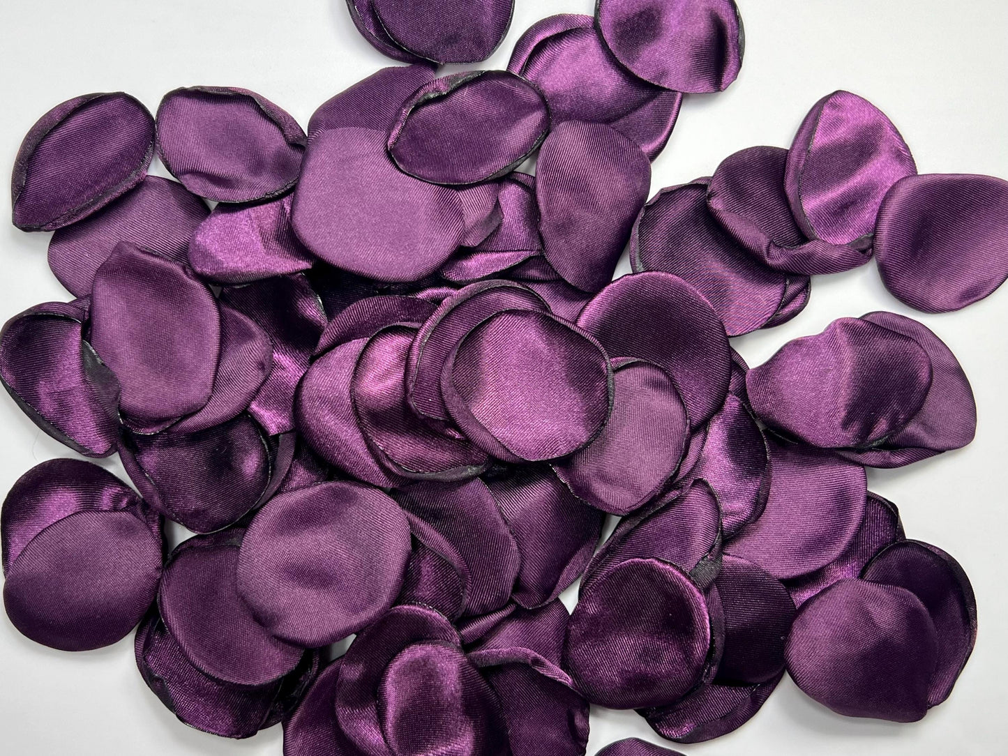 Purple Petals Wedding Decor Flower Girl Petals Dark Purple Wedding Aisle Decor Flower Petals Plum Ceremony Decor Plum Confetti