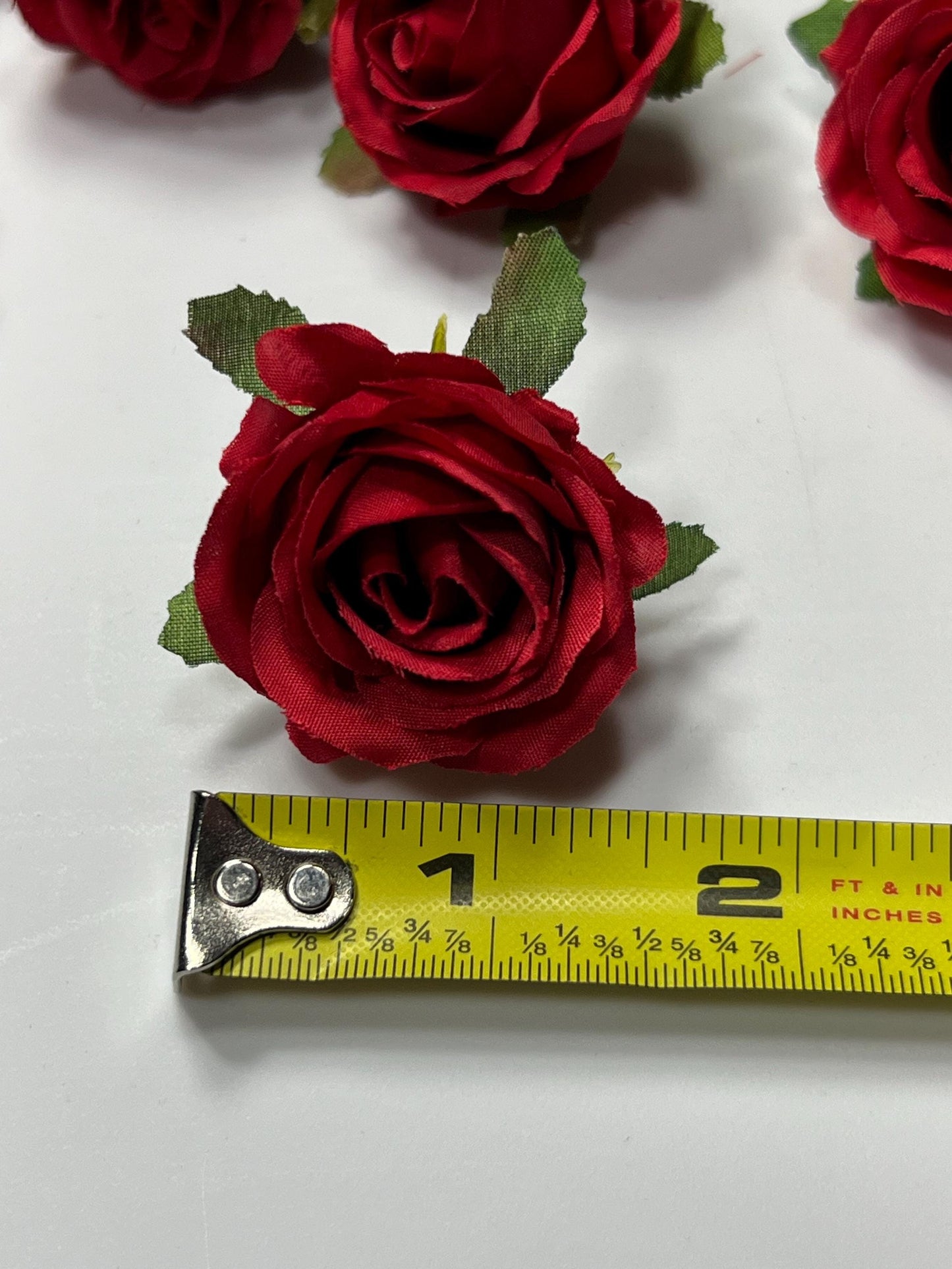 Red Rose Head Wedding Decor Dark Red Rose Christmas Red Small Rose Wedding DIY Craft Supplies Red Rose Head Home Decor