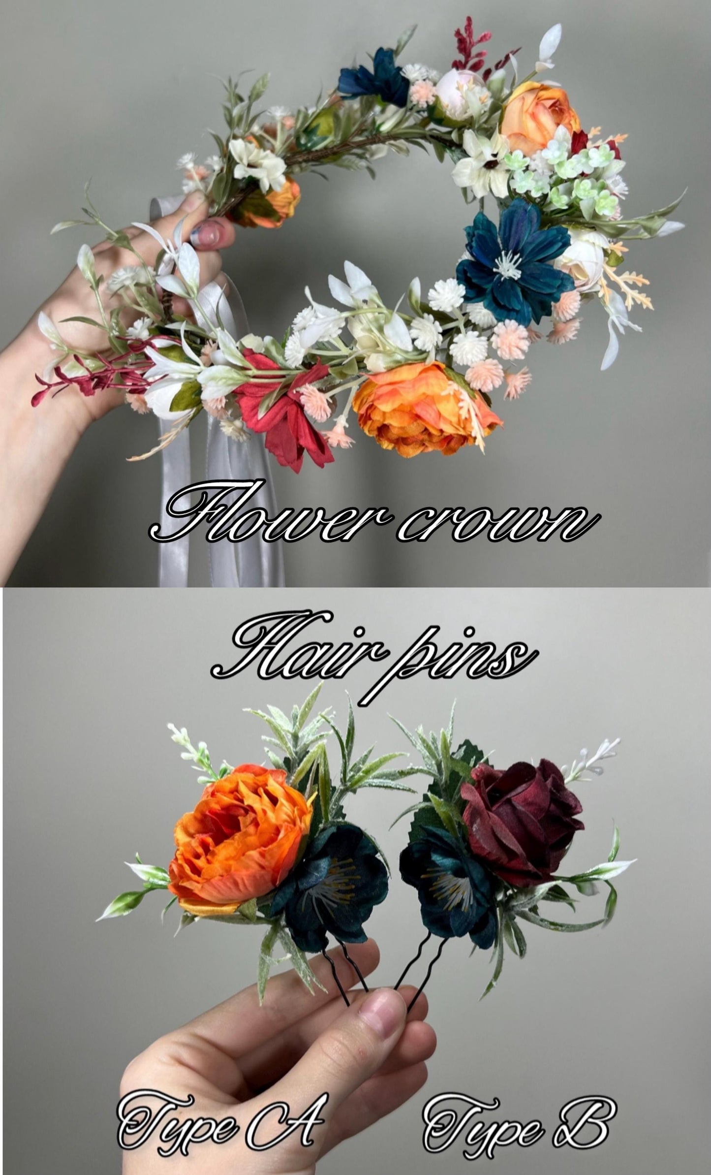 Wedding Dark Teal Bouquet Bridal Burgundy Terracotta Bridesmaids Burgundy Burnt Orange Bouquet Dark Teal Rust Artificial Flowers Bouquet