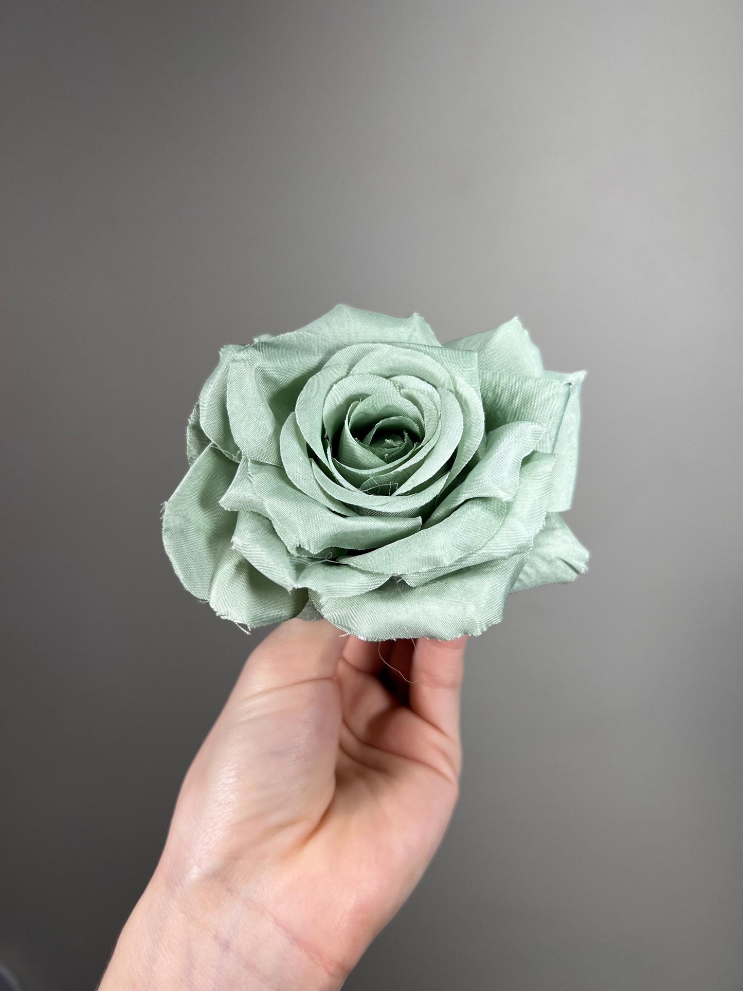 Sage Flower Head Wedding Sage Green 4” Artificial Sage Heads Craft Supplies Wedding Sage Green Flowers DIY Dusty Sage Flower Head
