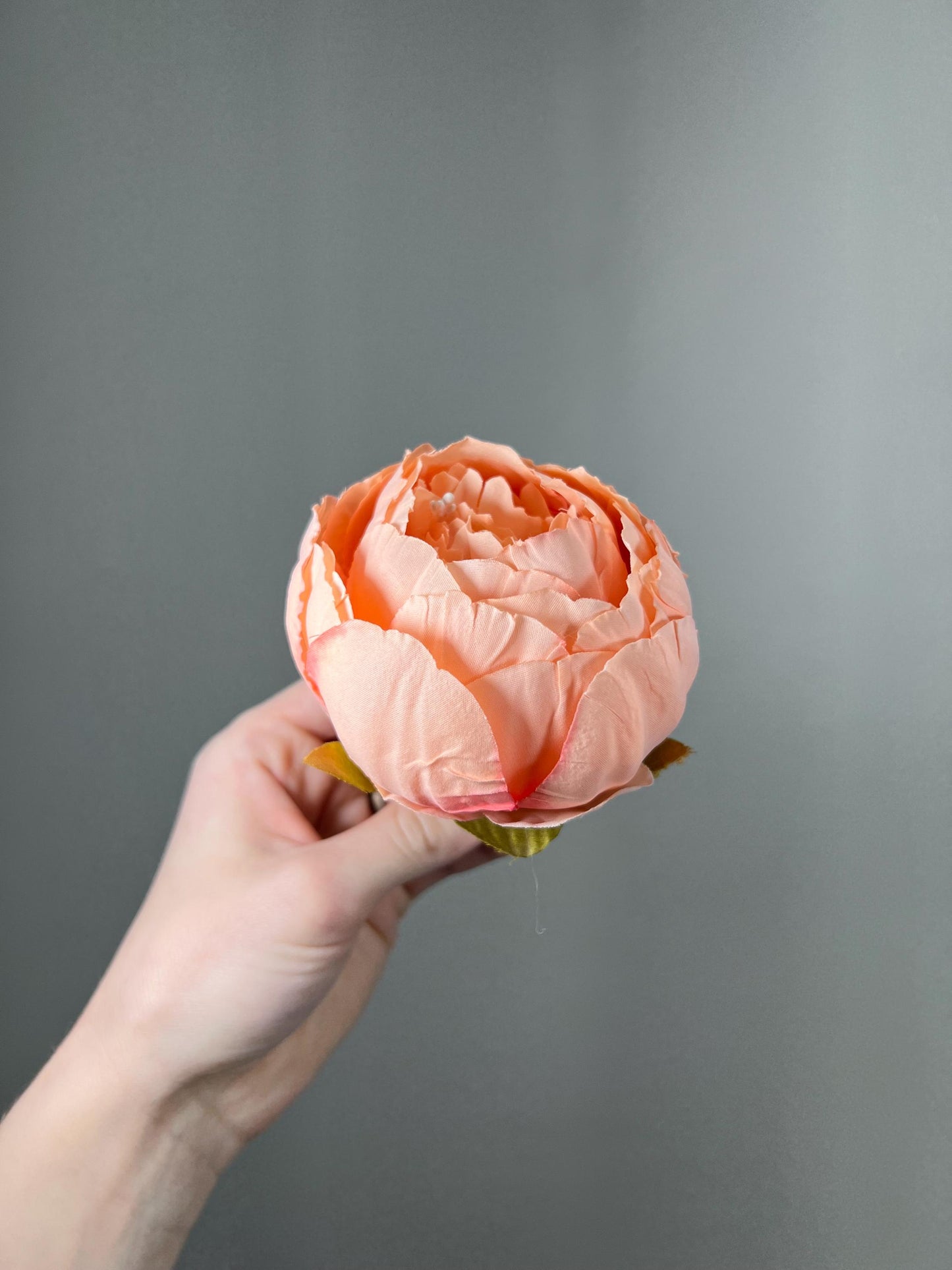 Peach Flower Head 3 inch Wedding Coral Artiricial Peony Flower Heads Pink Peony Wedding Supplies Craft Salmon Pink Flower Head Peony