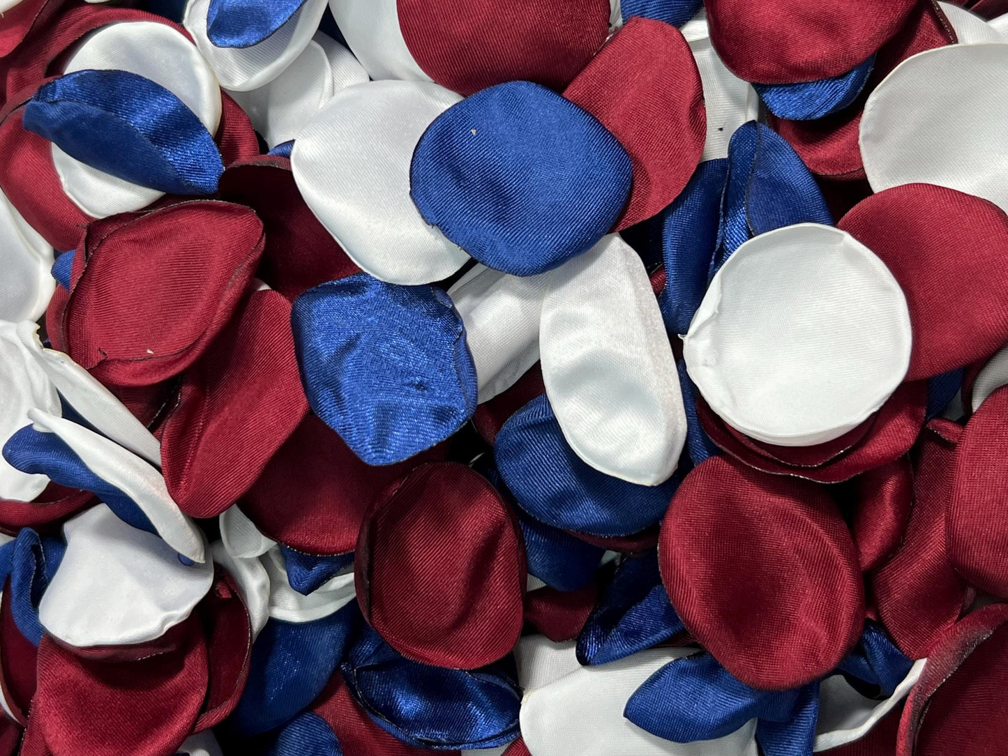 Blue White Petals Wedding Decor Red Flower Girl Petals Navy Blue White Wedding Aisle Decor Flower Petals Blue Red Ceremony Decor