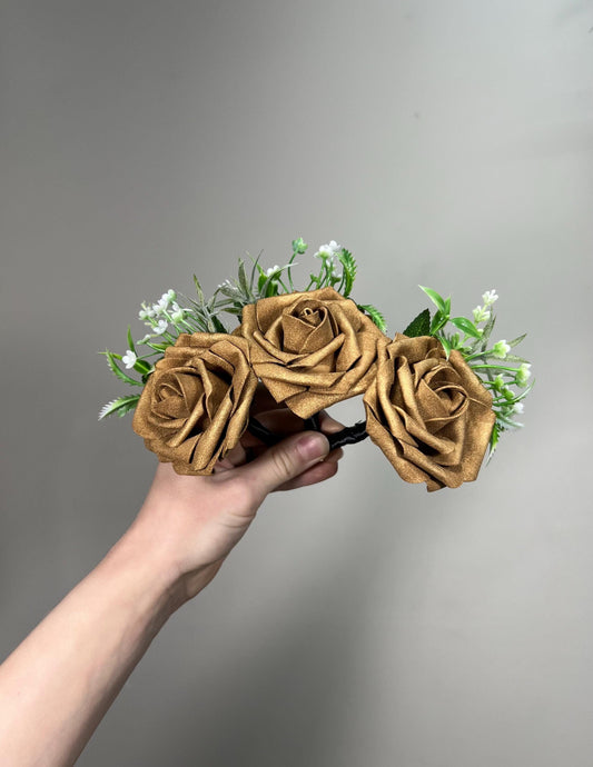 Gold Corsage Wedding Boutonniere Gold Groom Gold Boutonnière Groomsmen Mom Corsage Gold Artificial Flower Reddit