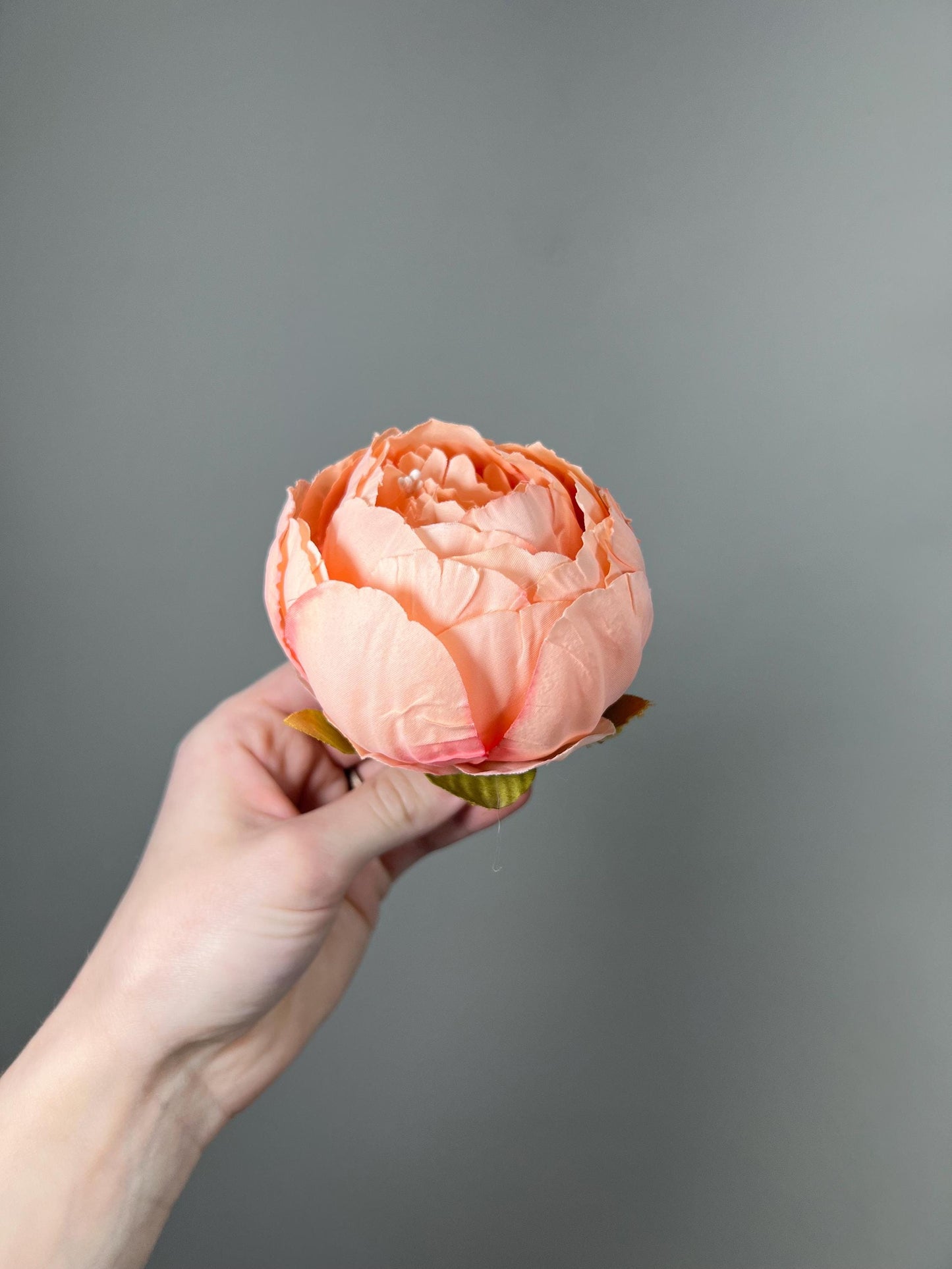 Peach Flower Head 3 inch Wedding Coral Artiricial Peony Flower Heads Pink Peony Wedding Supplies Craft Salmon Pink Flower Head Peony