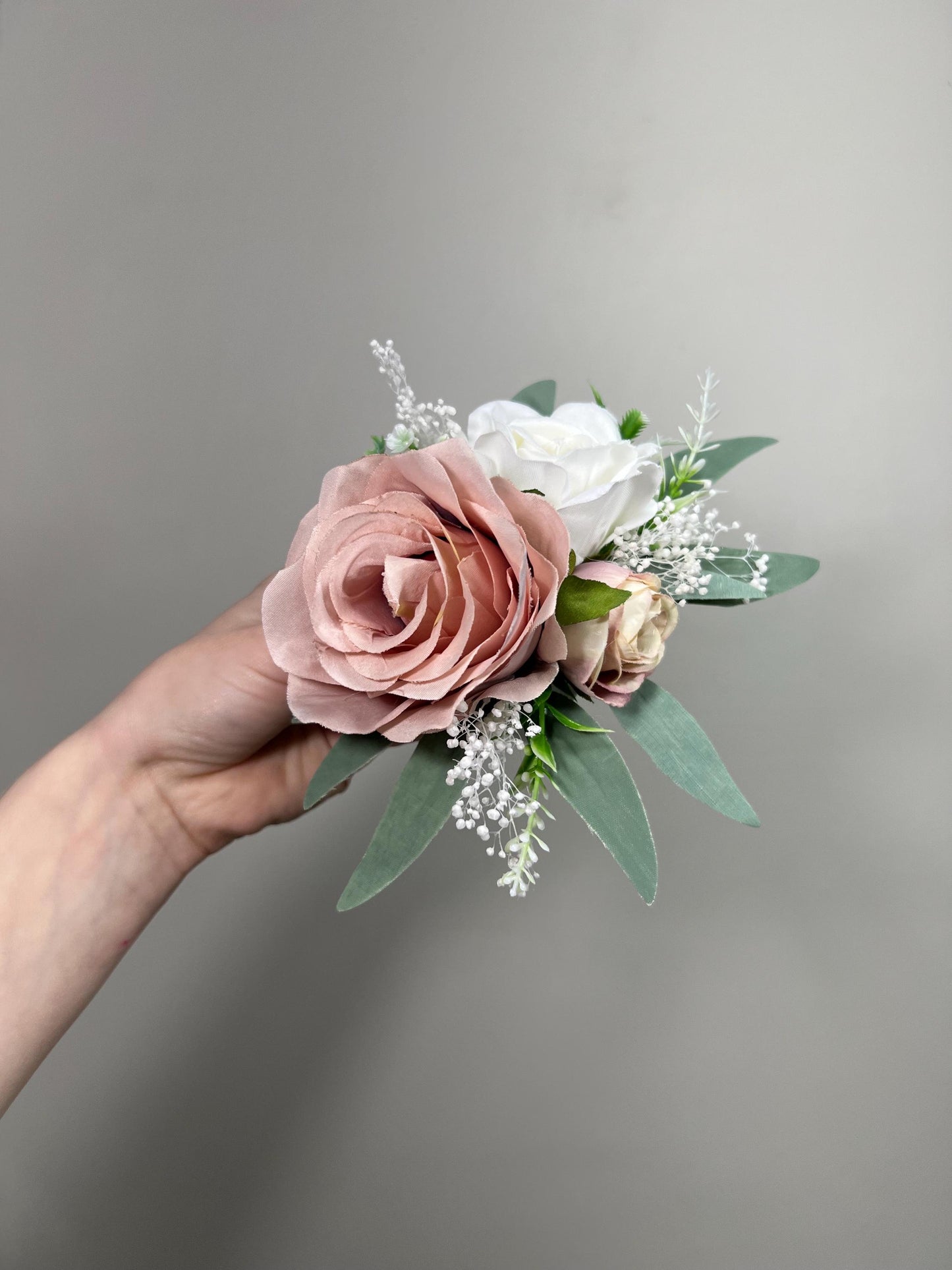 Dusty Rose Cake Decor Wedding Dusty Rose Flower Cake Arrangement White Dusty Rose Cake Decoration Pink White Cake Topper Flower Dusty Rose