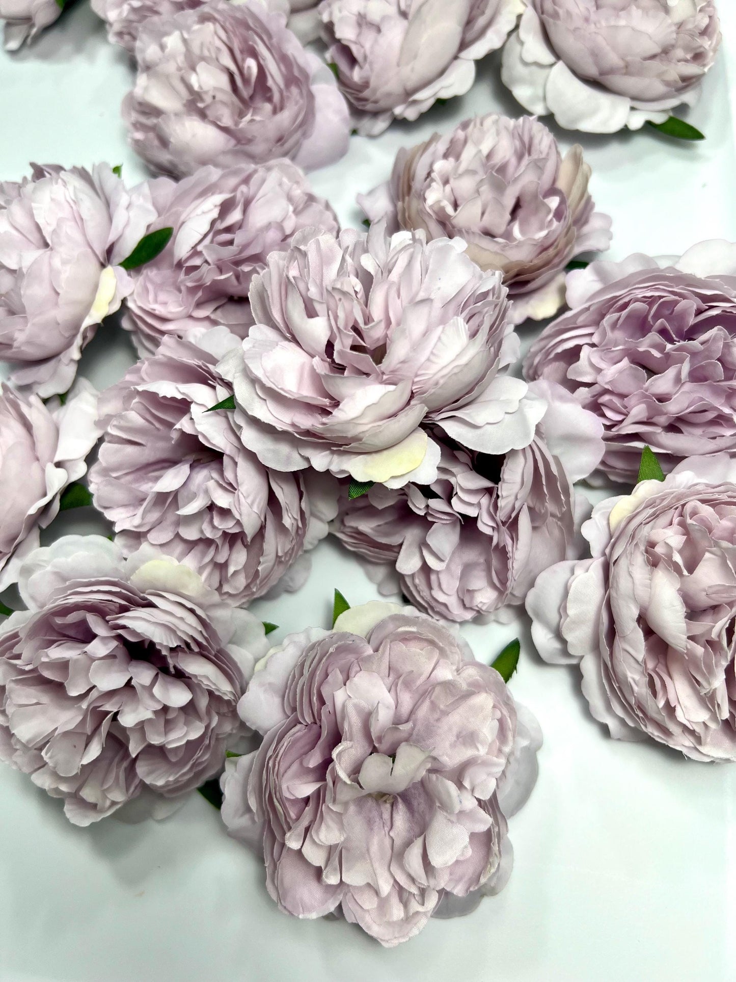 Purple Flower Heads 3” Wedding Purple Artificial Flower Head Lavender Peonies Wedding Supplies Craft Lilac Flowers Silk Violet Flower Heads