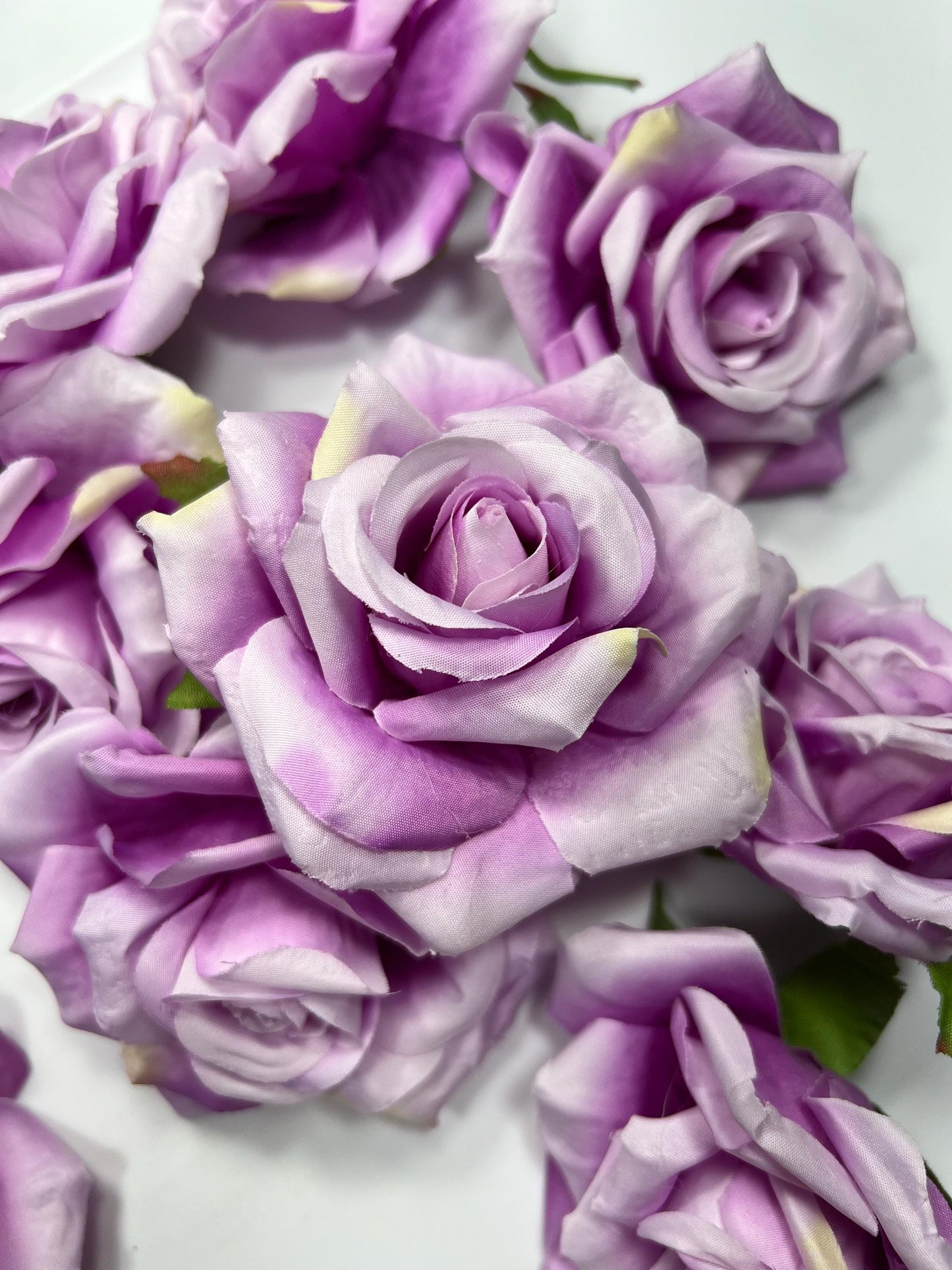 Purple Flower Heads Wedding Violet Flower Artificial Heads Rose Purple Wedding Craft Supplies Lilac Artificial Rose Heads Lavender