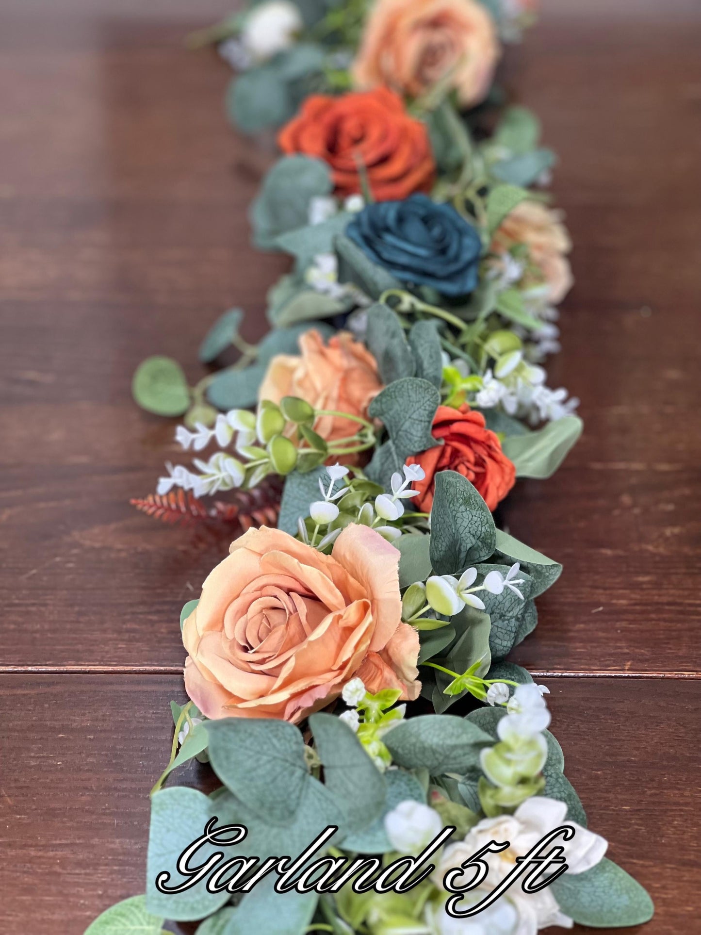 Wedding Dark Teal Bouquet Bridal Rust Terracotta Bridesmaids Burnt Orange Bouquet Teal Terracotta Artificial Flowers Bouquet