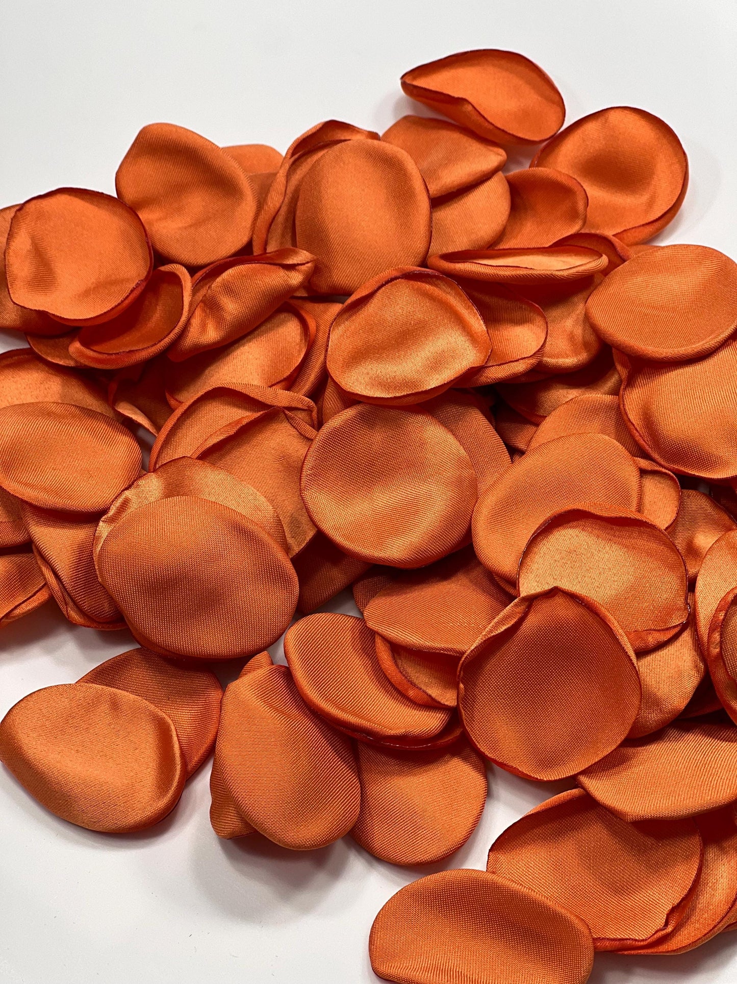 Burnt Orange Petals Wedding Decor Flower Girl Petals Terracotta Wedding Aisle Decor Flower Petals Rust Ceremony Decor Confetti Petals Flower