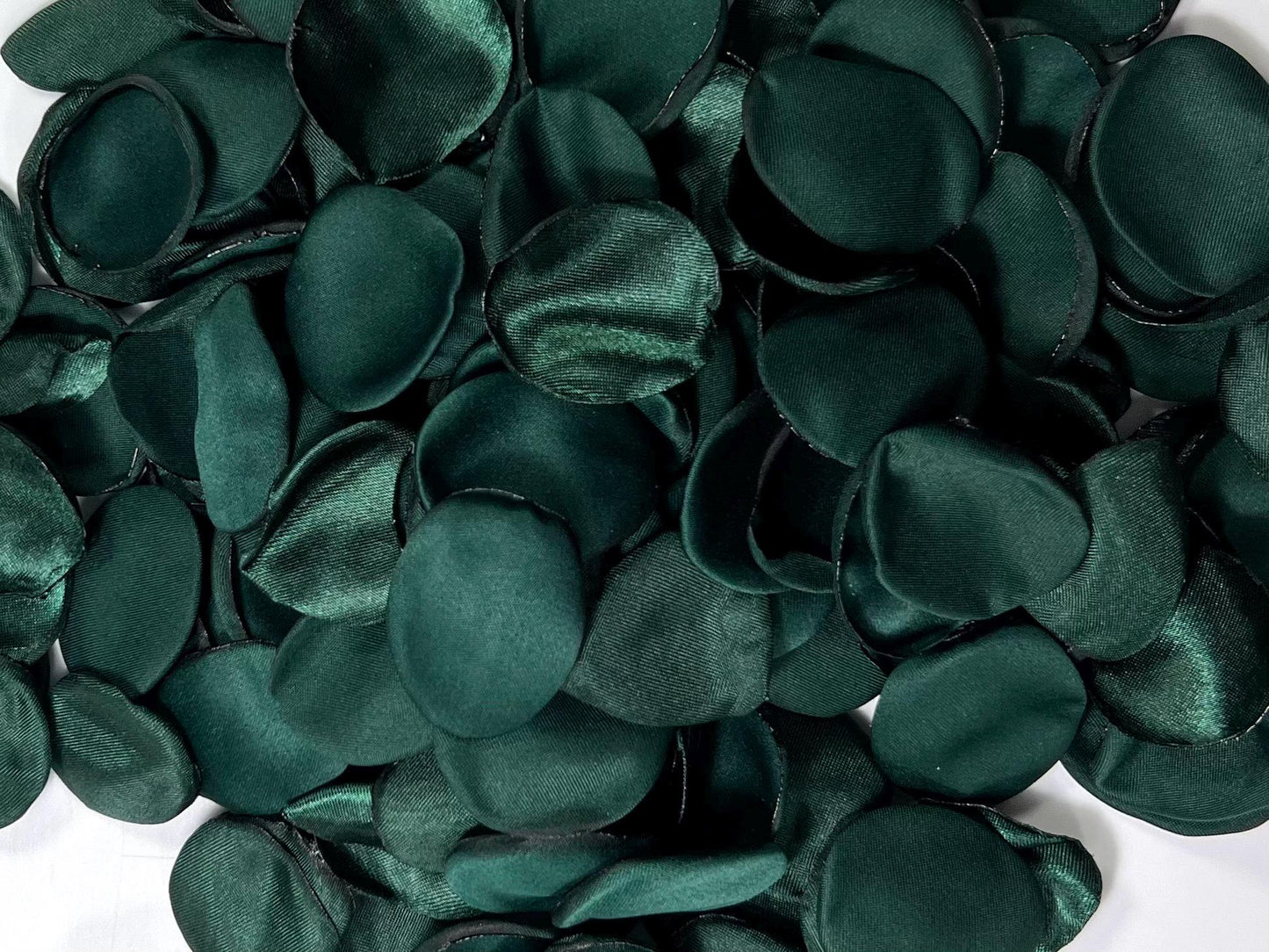 Emerald Green Petals Wedding Decor Flower Girl Petals Dark Green Aisle Flower Petals Peacock Green Forest Decor Bridal Shower Confetti