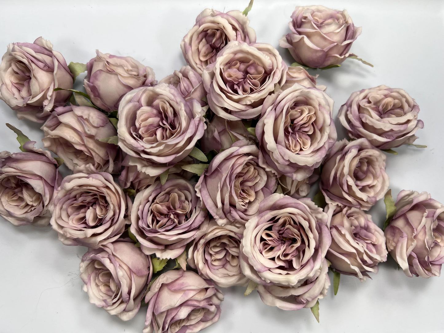 Lavender Peony Artificial Flower Heads Lilac Peonies Silk Flowers Wedding Light Purple Peony Small Heads DIY Craft Supplies Flowers Lavender