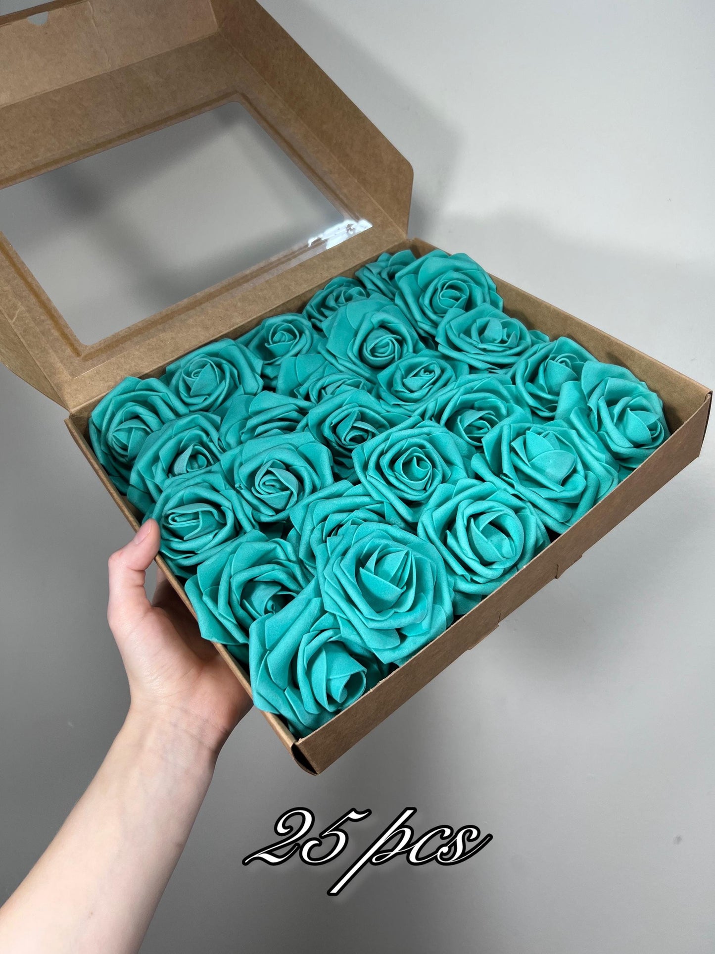 Turquoise Flower Head Wedding Decor Tiffany Blue Small Flower Rose Wedding DIY Craft Supplies Wedding Aqua Blue Flower Head Teal Rose