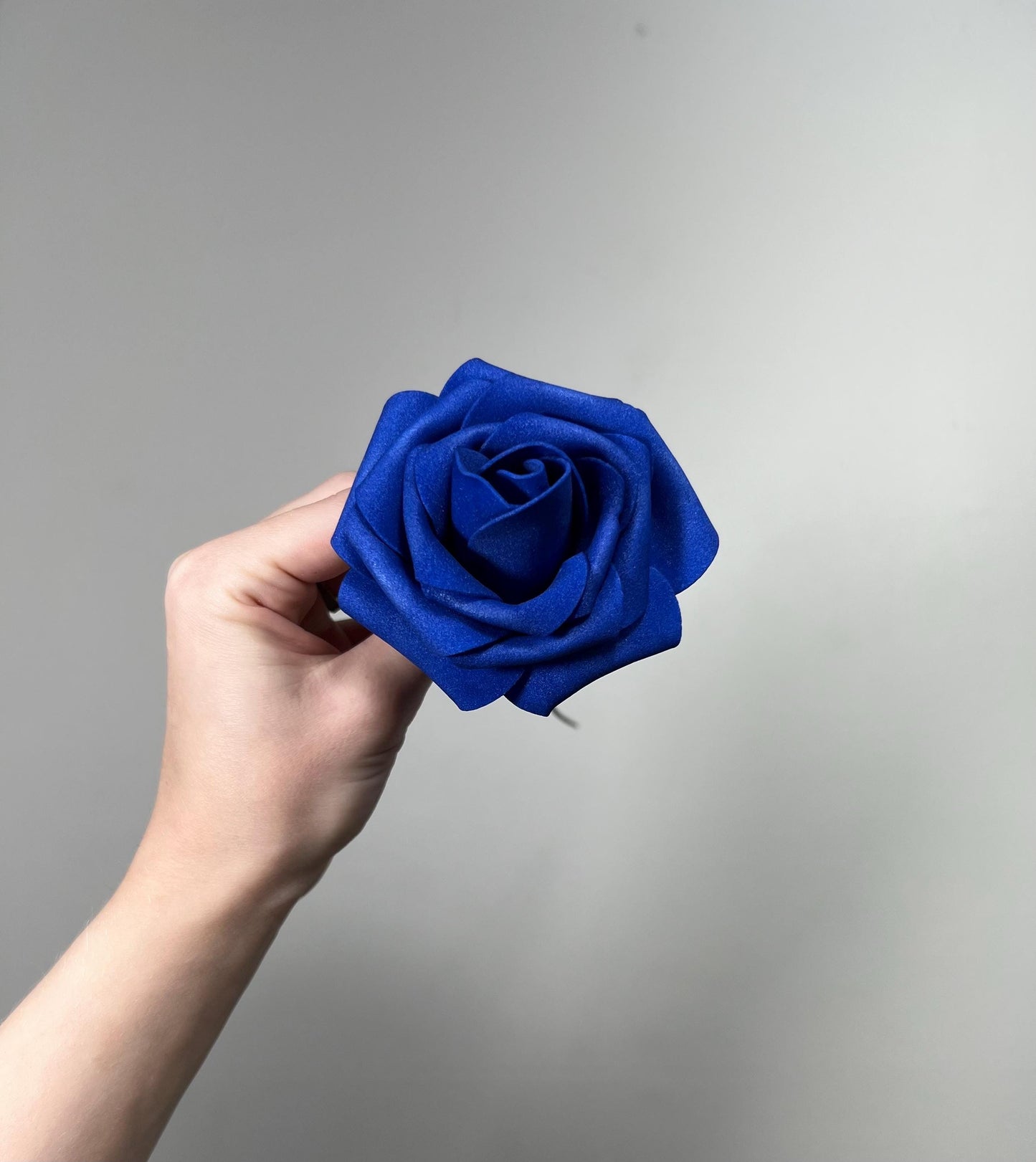 Royal Blue Flower Head Wedding Decor Dark Blue Small Flower Rose Wedding DIY Craft Supplies Wedding Deep Blue Flower Head Artiticial Rose