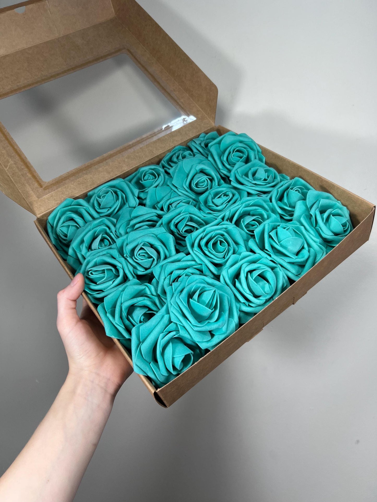 Turquoise Flower Head Wedding Decor Tiffany Blue Small Flower Rose Wedding DIY Craft Supplies Wedding Aqua Blue Flower Head Teal Rose