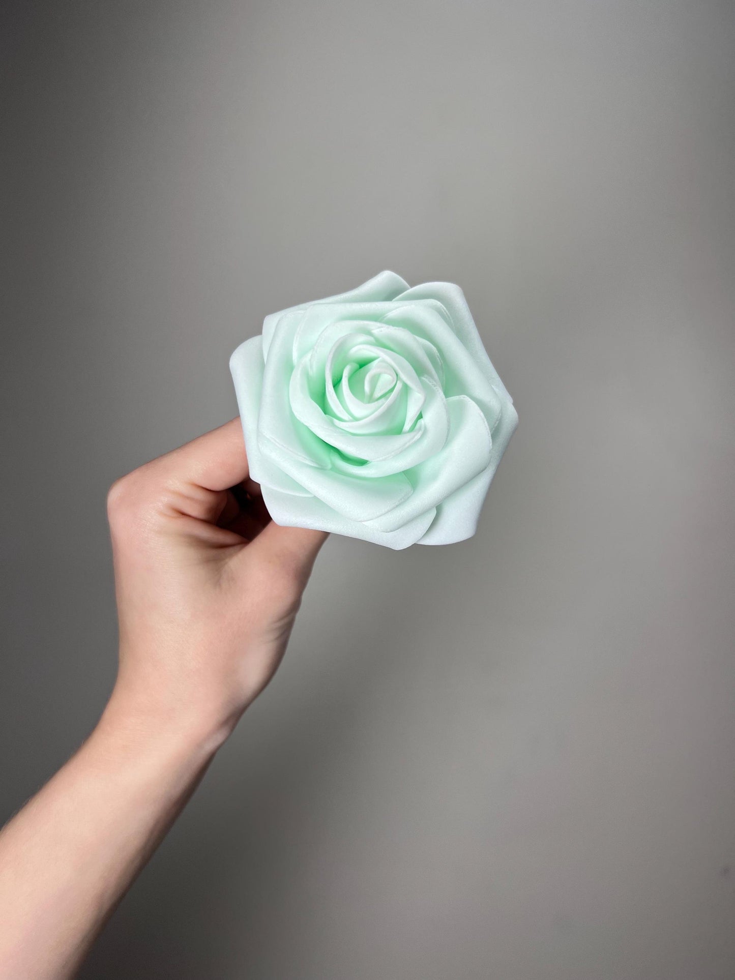 Mint Green Flower Head Wedding Decor Light Mint Small Flower Rose Wedding DIY Craft Supplies Wedding Aqua Mint Flower Head Sea Glass Rose