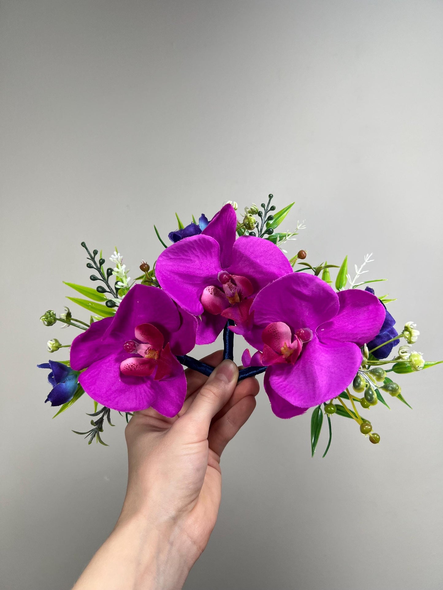 Orchid Boutonniere Wedding Groom Fuchsia Boutonnière Hot Pink Groomsmen Beach Boutonniere Tropical Royal Purple Orchid Artificial Flowers