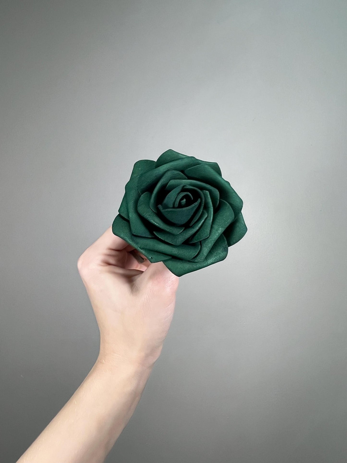 Emerald Green Flower Head Wedding Decor Forest Green Small Flower Head Wedding DIY Craft Supplies Wedding Green Flower Artificial Heads