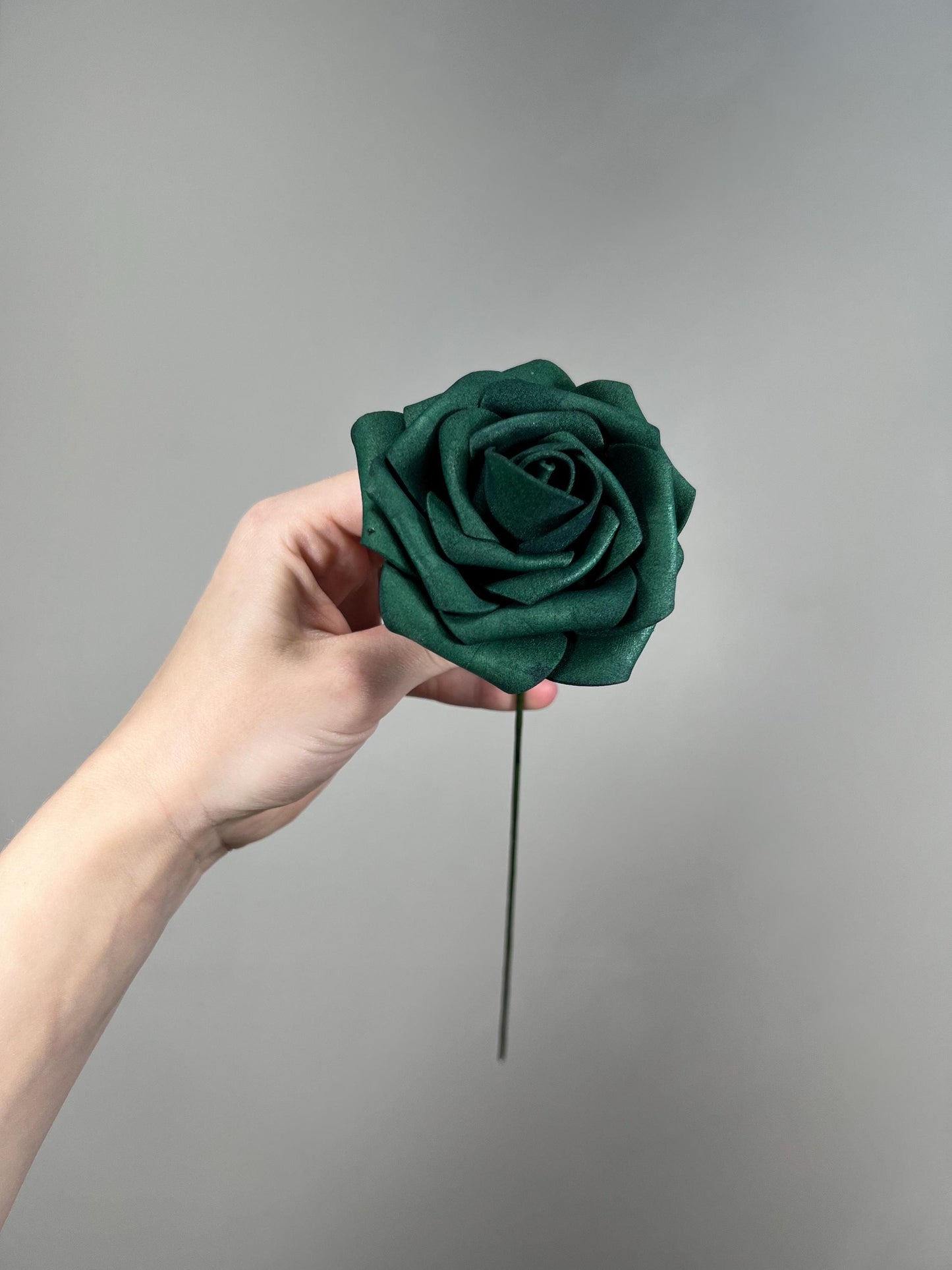 Emerald Green Flower Head Wedding Decor Forest Green Small Flower Head Wedding DIY Craft Supplies Wedding Green Flower Head Home Decor