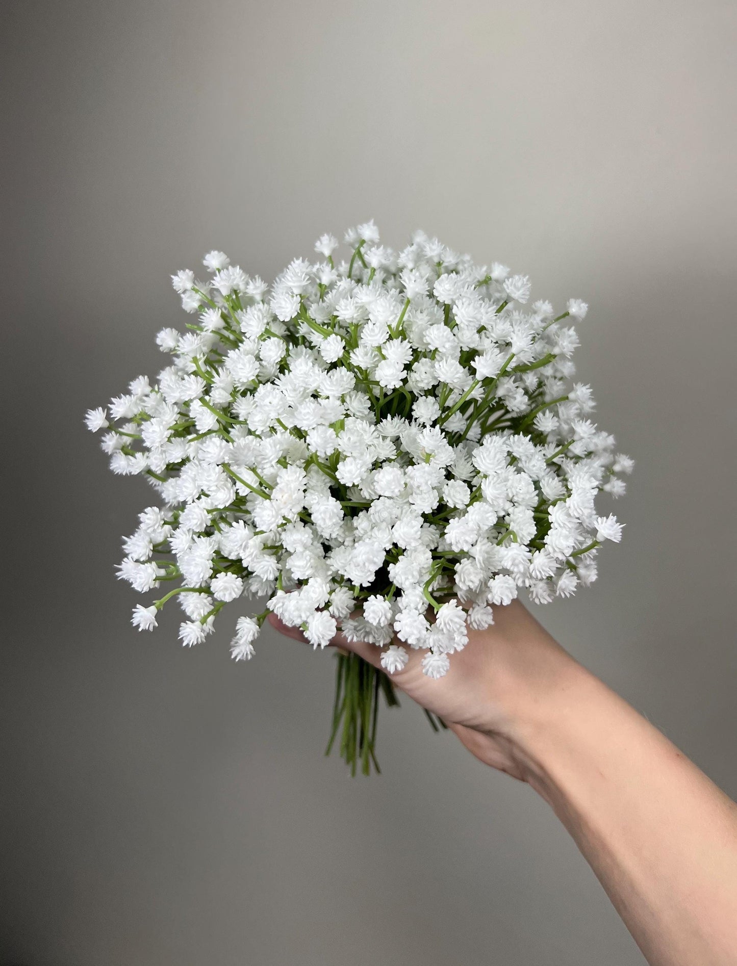 Baby’s Breath Bouquet Artificial Flowers Gypsophila DIY Wedding White Baby Breath Fake Home Decor Floral Accessories Bundle Faux Realistic