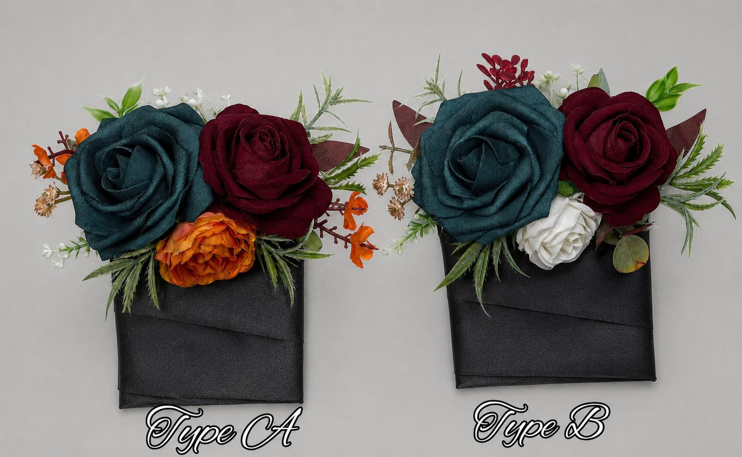 Dark Teal Pocket Boutonniere Wedding Groom Boutonnière Square Teal Burnt Orange Groomsmen Teal Burgundy Boutonniere Rust Dark Teal Reddit