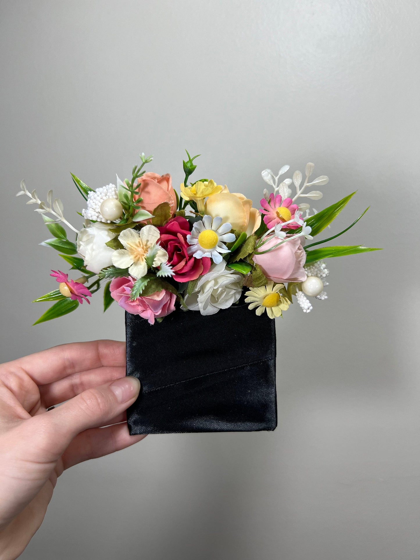 Wedding Pocket Boutonniere White Groom Boutonnière Purple Square Groomsmen Pocket Boutonniere Purple Rustic Decor Artificial Flowers Wild