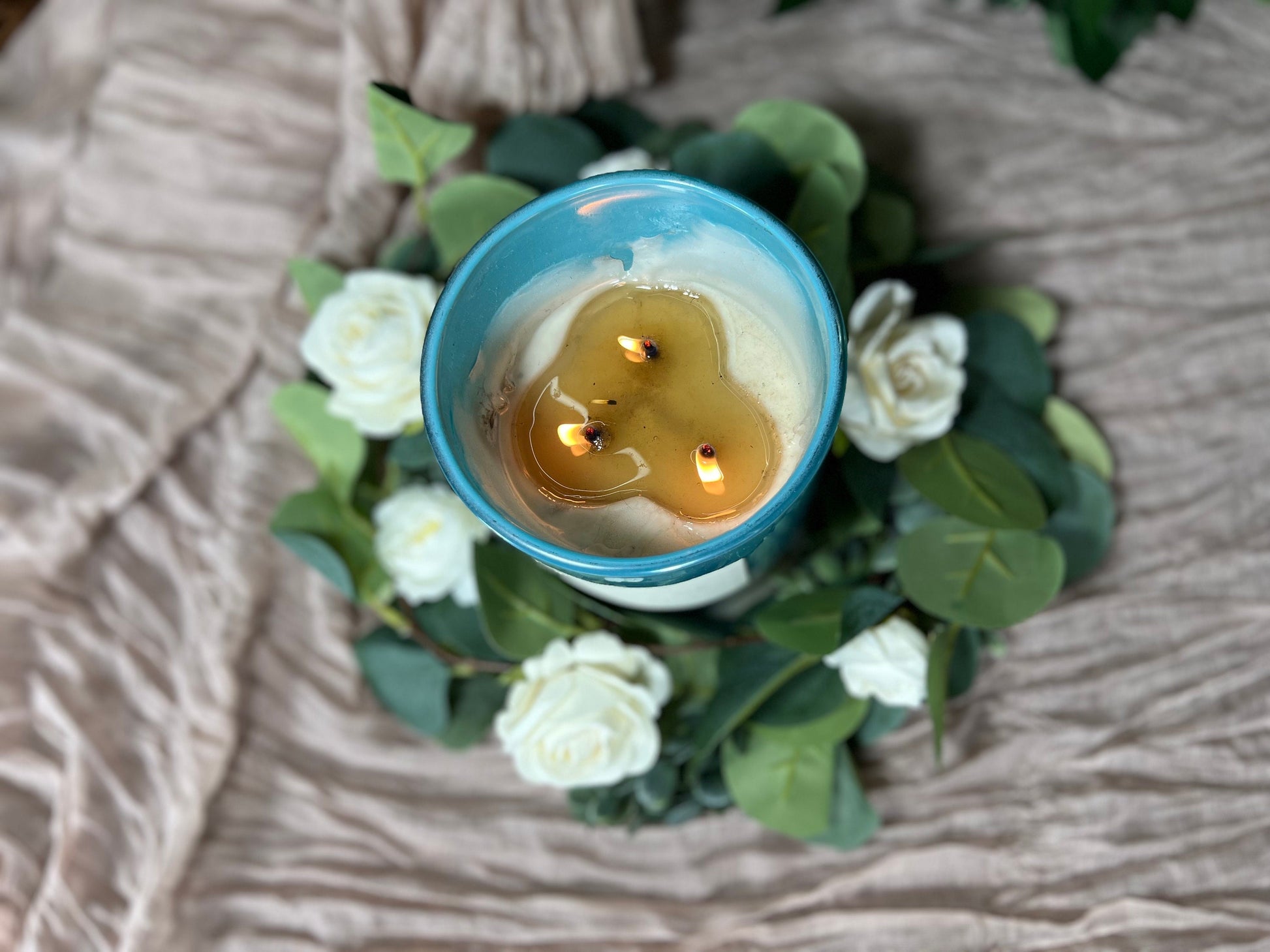 Wedding Wreath Centerpiece Table Decor White Garland Lantern Wreath Candle Ring Stand Eucalyptus Greenery Wedding Centerpiece Decor Sage