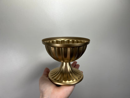 Compote Vase Centerpiece Wedding Gold Vase Metal Small Vase Flower Centerpiece Pedestal Vase Wedding Home Decor Gold Bowl Vase Wedding