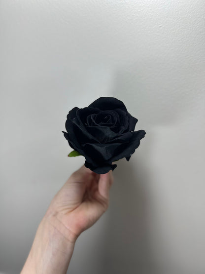 Black Artificial Flowers Head Rose Black High Quality Wedding Fake Roses Home Decor Silk Bridal Accessories Decorative DIY Supplies Reddit
