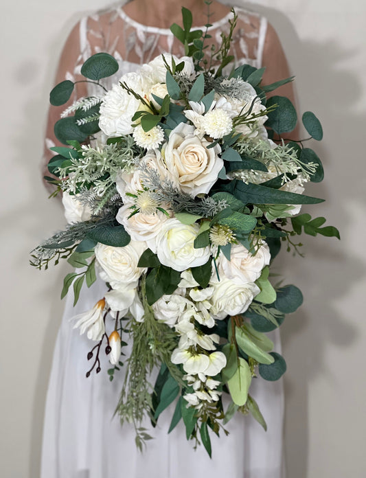 Custom Order | Type Your Style / Color in Personalization | Bridal Bouquet Bridesmaids Boutonniere Corsage Centerpiece Arch Arrangement