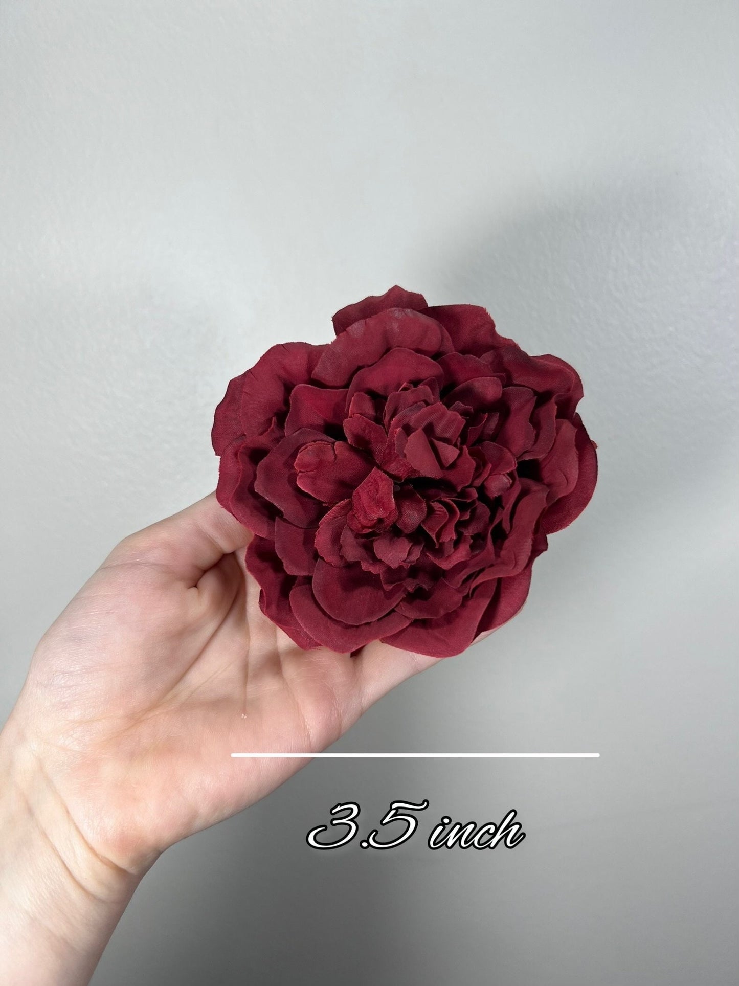 Ivory Artificial Flowers Head Peony Burgundy High Quality Wedding Fake Champagne Silk Bridal Clearance Accessories Home Decor