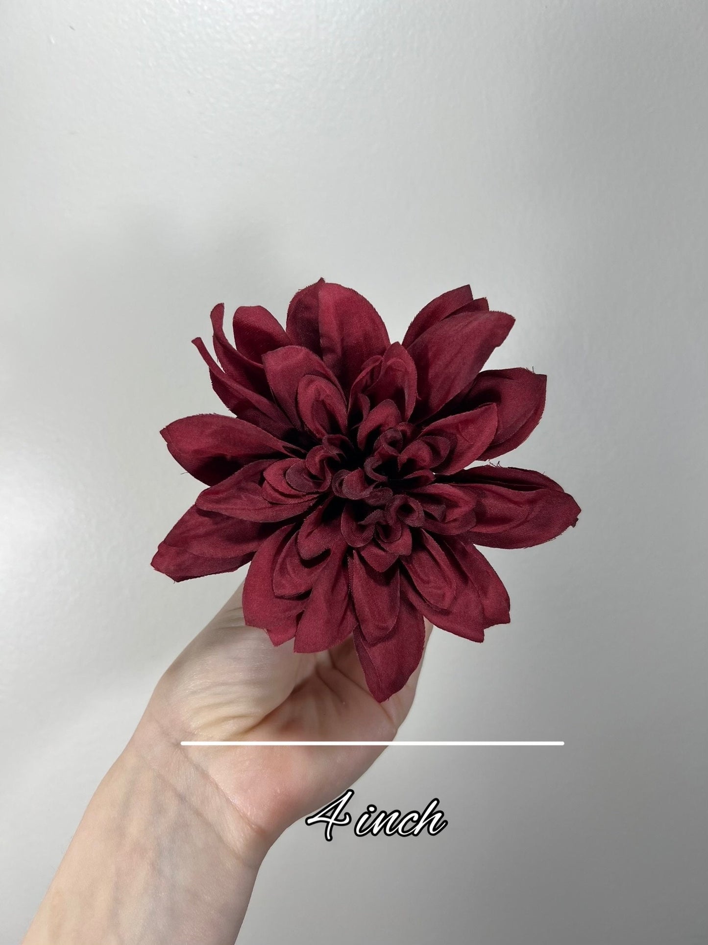 Artificial Flowers Dahlia Head Ivory High Quality Gerbera Wedding White Fake Burgundy Silk Dusty Rose Accessories Home Decor DIY