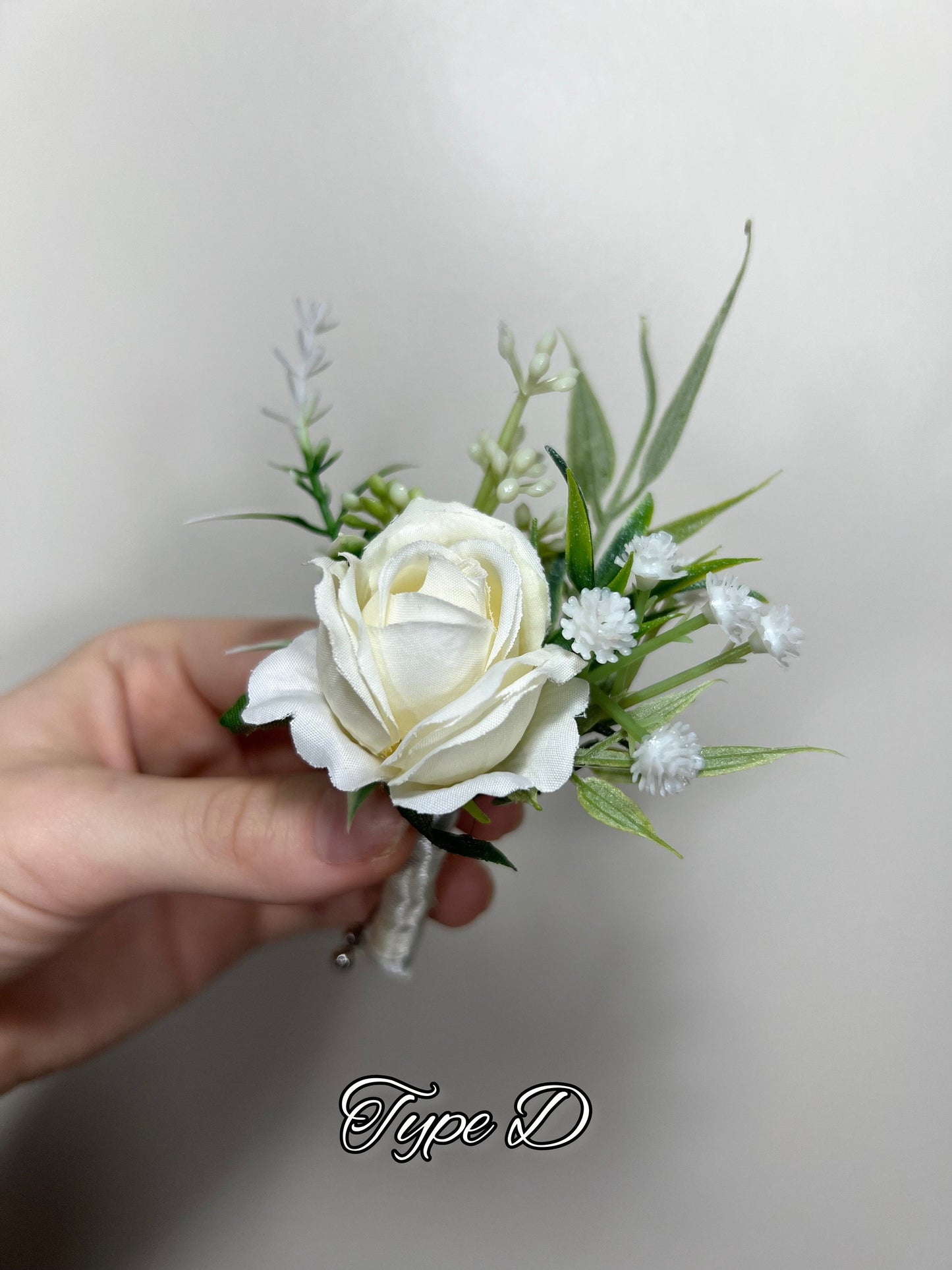 Wedding Boutonniere White Boho Wedding Groom Boutonniere Groomsmen Ivory Dusty Rose Men Boutonnière Artificial Flower Pampas Grass