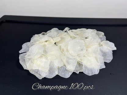 Rose Petals Mix Light Translucent Flower Petals "Angel's Feathers" Wedding Petal Silk Artificial Petals Decoration Party Decor Confetti