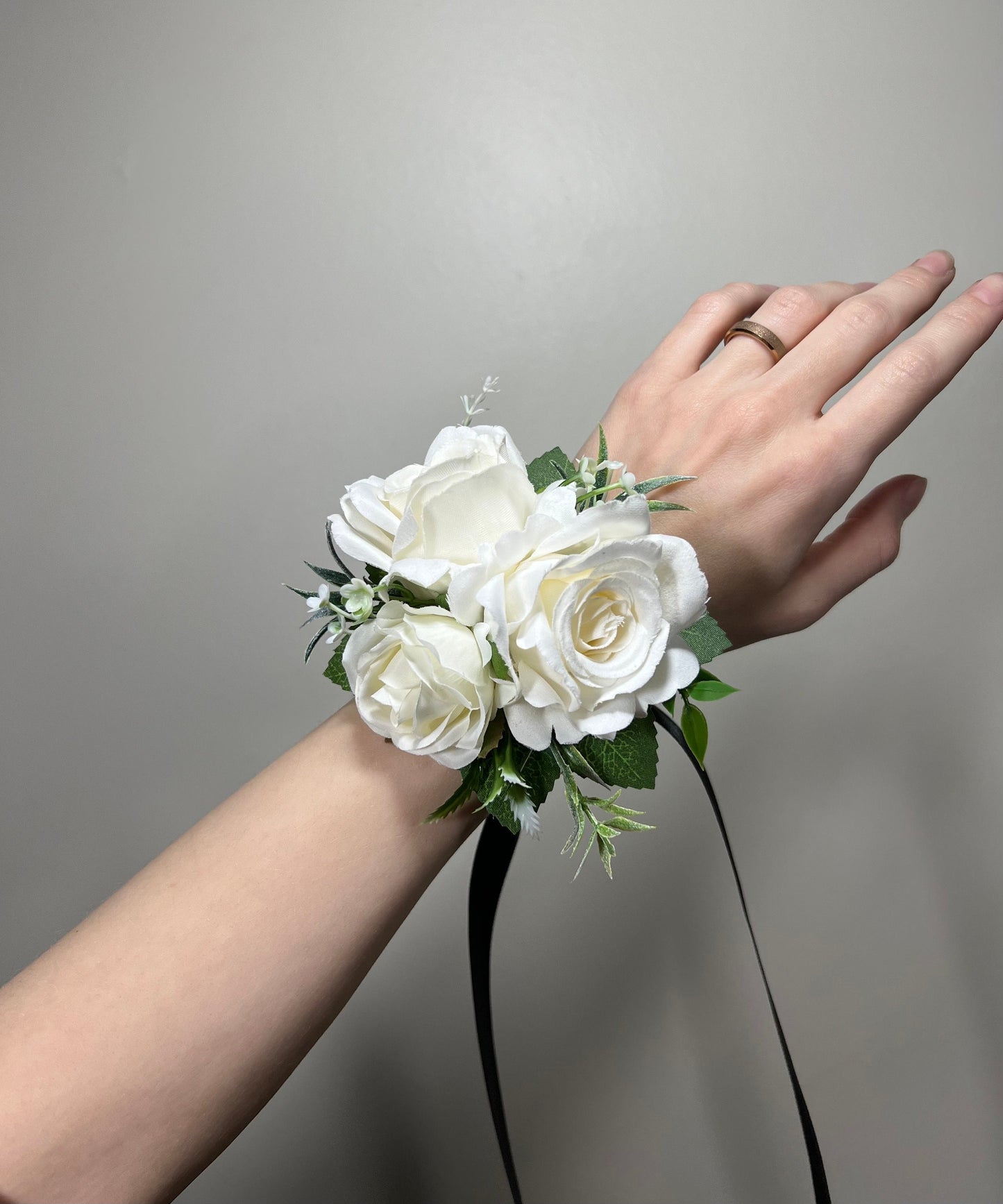Wedding Bouquet White Bridal Wedding Ivory Rose Peony Bridesmaids Dahlia Decor Eucalyptus Greenery Handmade Artificial Faux Flower Sage