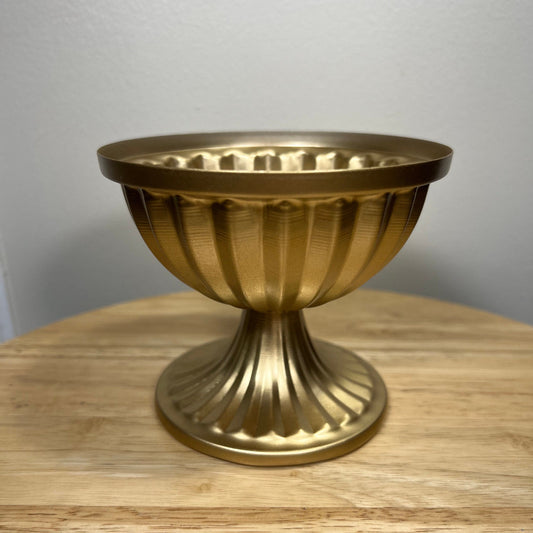 Compote Vase Centerpiece Wedding Gold Vase Metal Small Vase Flower Centerpiece Pedestal Vase Wedding Home Decor Gold Bowl Vase Wedding