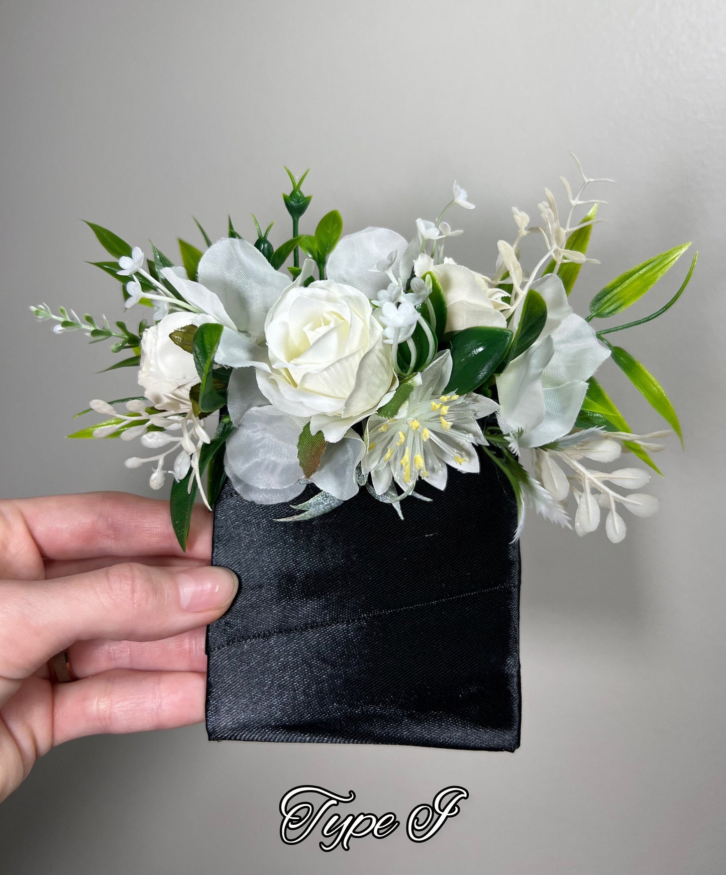 Wedding Pocket Boutonniere White Groom Boutonnière Ivory Square Groomsmen Pocket Boutonniere Wedding White Boutonniere Baby Breath
