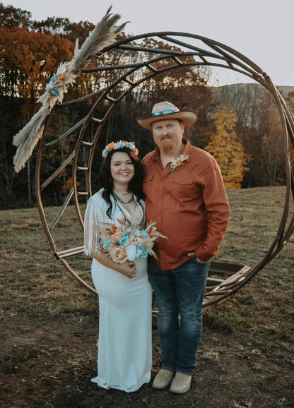 Wedding Flower Crown White Terracotta Rust Wedding Bridal Floral Headband Adult Decor Turquoise Wreath Bridal Crown Children Ivory Hair