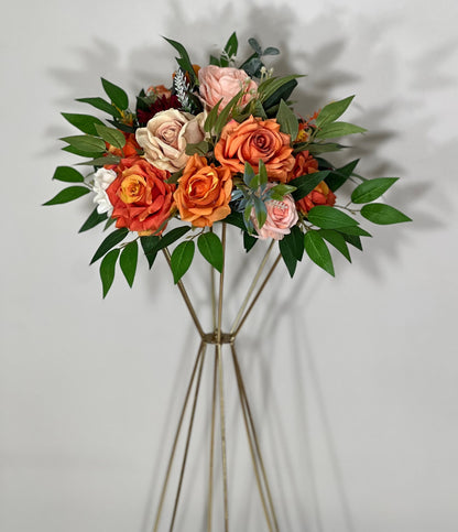 Wedding White Centerpiece Orange Terracotta Centerpiece Table Flower Ball Barrel Ivory Wiskey Stand Burgundy Artificial Flower Reddit