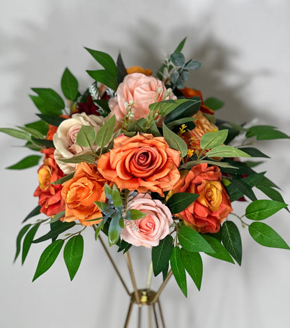 Wedding White Centerpiece Orange Terracotta Centerpiece Table Flower Ball Barrel Ivory Wiskey Stand Burgundy Artificial Flower Reddit