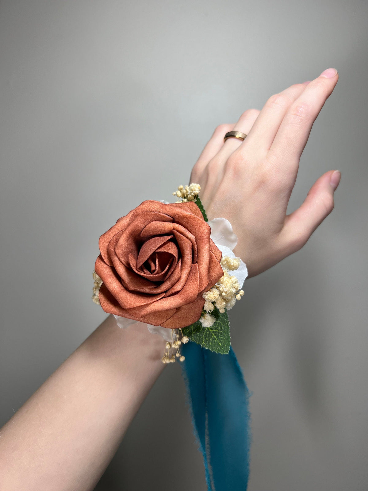 Rust Corsage Wedding Groom Terracotta Corsage Mom Corsage Cinnamon Corsage Orange Boho Baby Breath Artificial Flowers Reddit