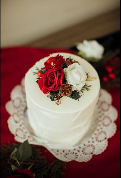 Wedding Christmas Bouquet Red Bridal Winter Bouquet Red Christmas Rustic Bridesmaids Bouquet Gold Christmas Tree Red Pine Cone Reddit